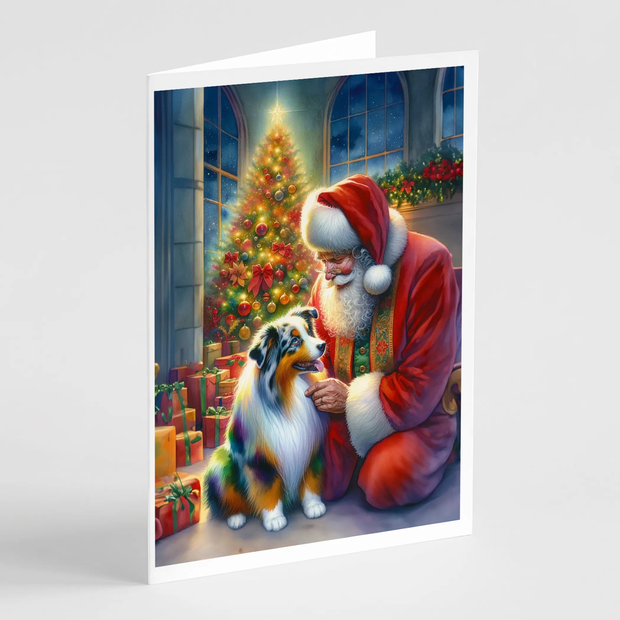 Moments with Santa Greeting Cards  - Size: 5X7 | Pack Of: 8 | Collection name: Moments with santa