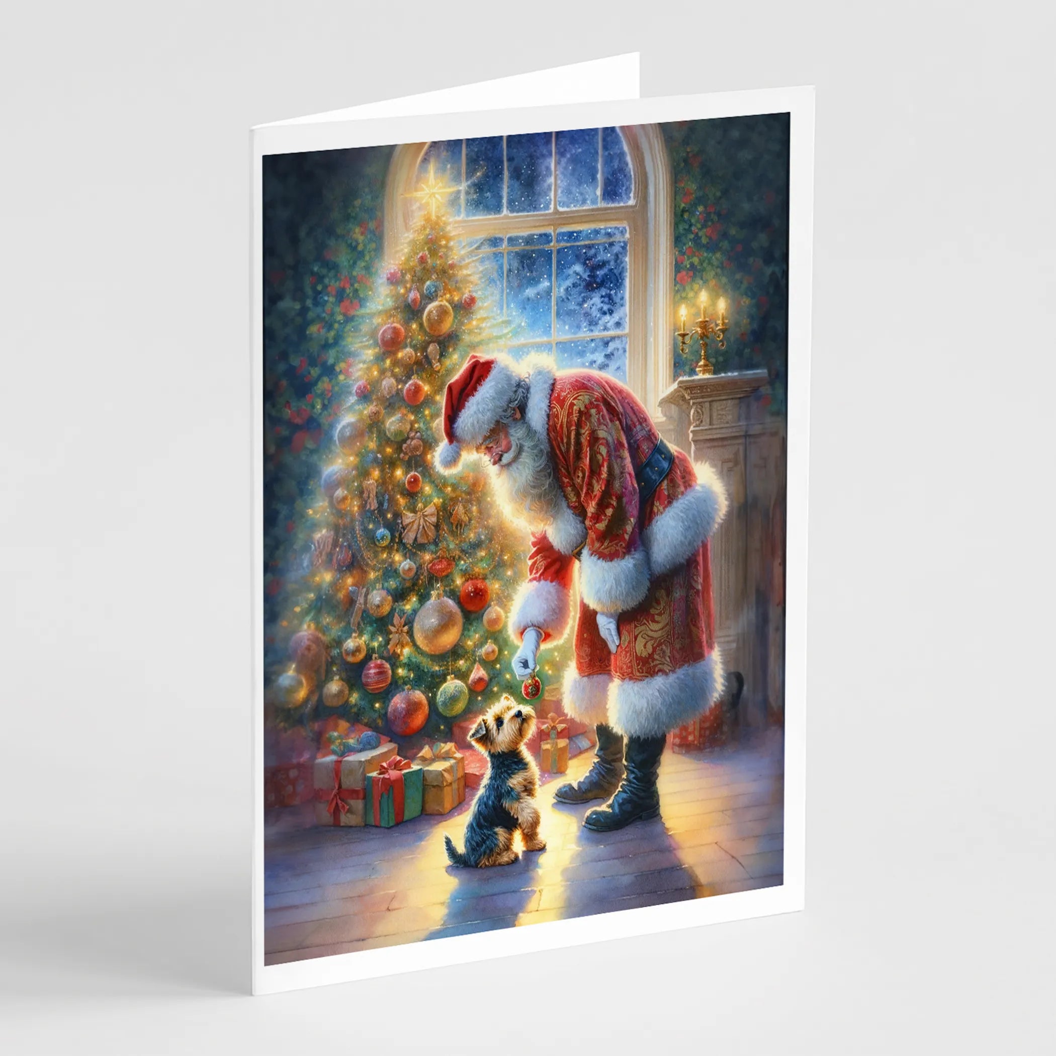 Moments with Santa Greeting Cards  - Size: 5X7 | Pack Of: 8 | Collection name: Moments with santa