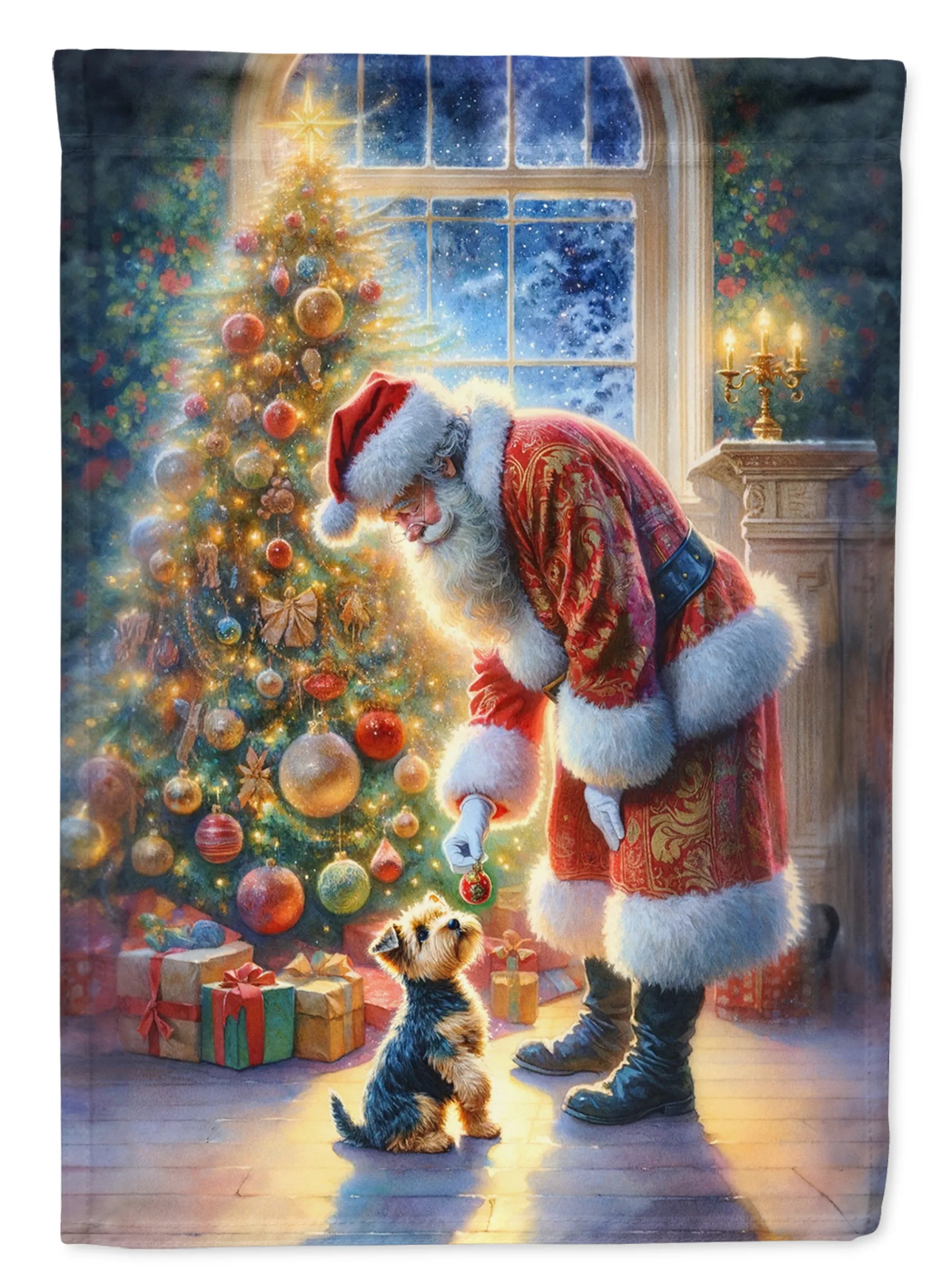 Moments with Santa Decorative Flag - Size: GARDEN SIZE | Pack Of: 1 | Collection name: Moments with santa