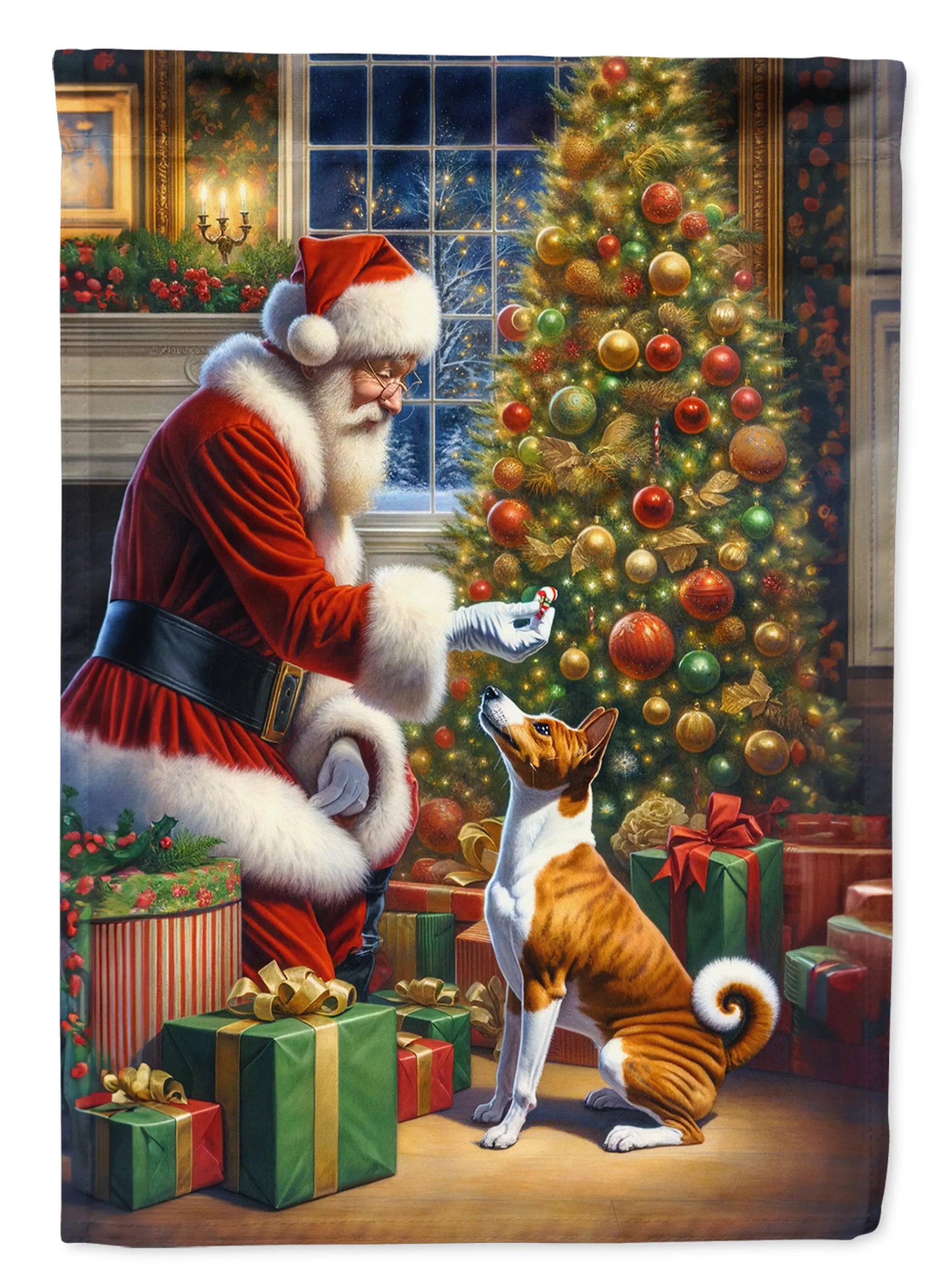 Moments with Santa Decorative Flag - Size: GARDEN SIZE | Pack Of: 1 | Collection name: Moments with santa