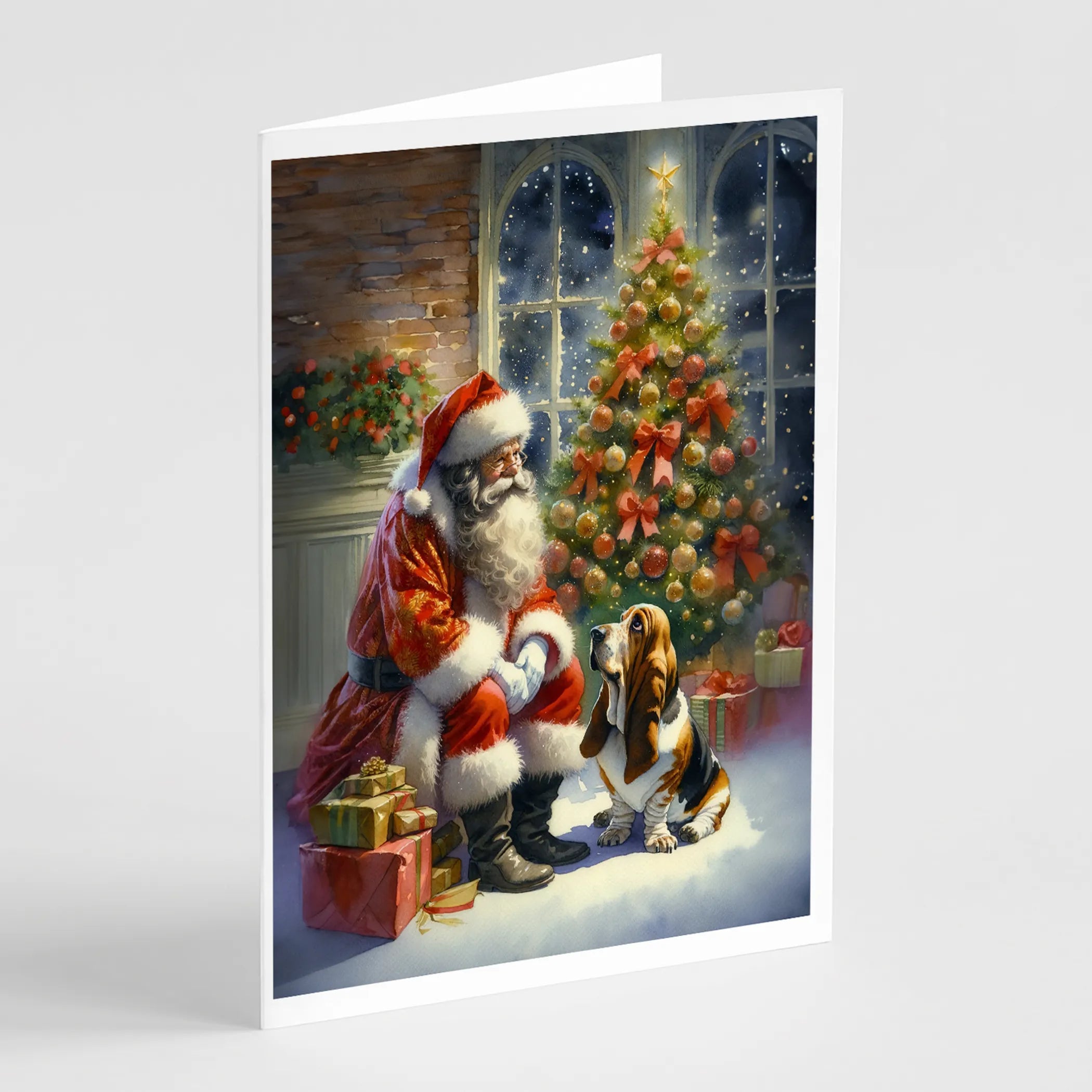 Moments with Santa Greeting Cards  - Size: 5X7 | Pack Of: 8 | Collection name: Moments with santa