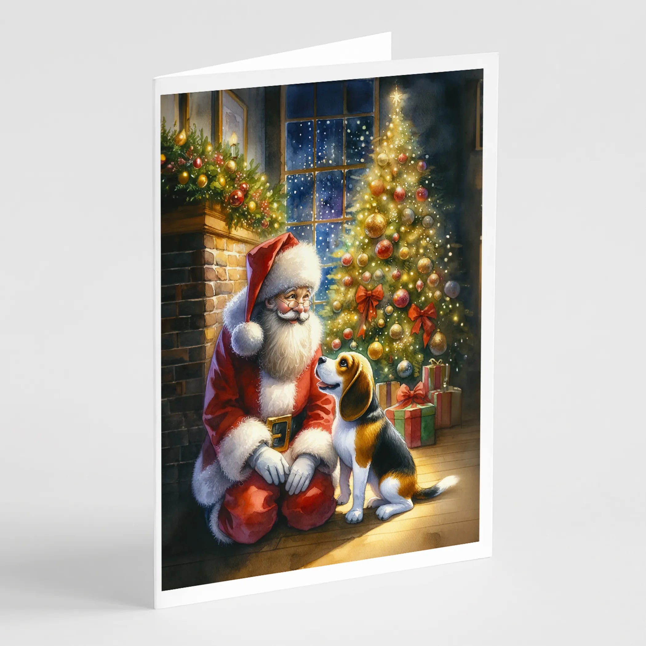 Moments with Santa Greeting Cards  - Size: 5X7 | Pack Of: 8 | Collection name: Moments with santa