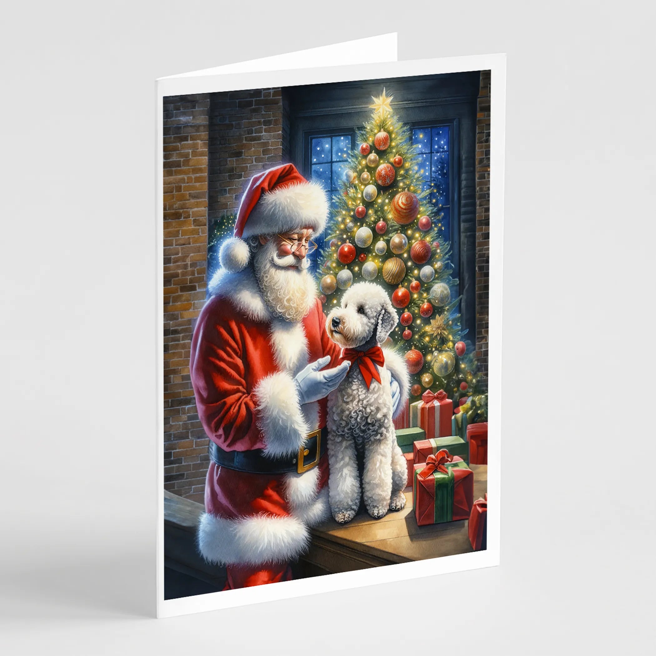 Moments with Santa Greeting Cards  - Size: 5X7 | Pack Of: 8 | Collection name: Moments with santa