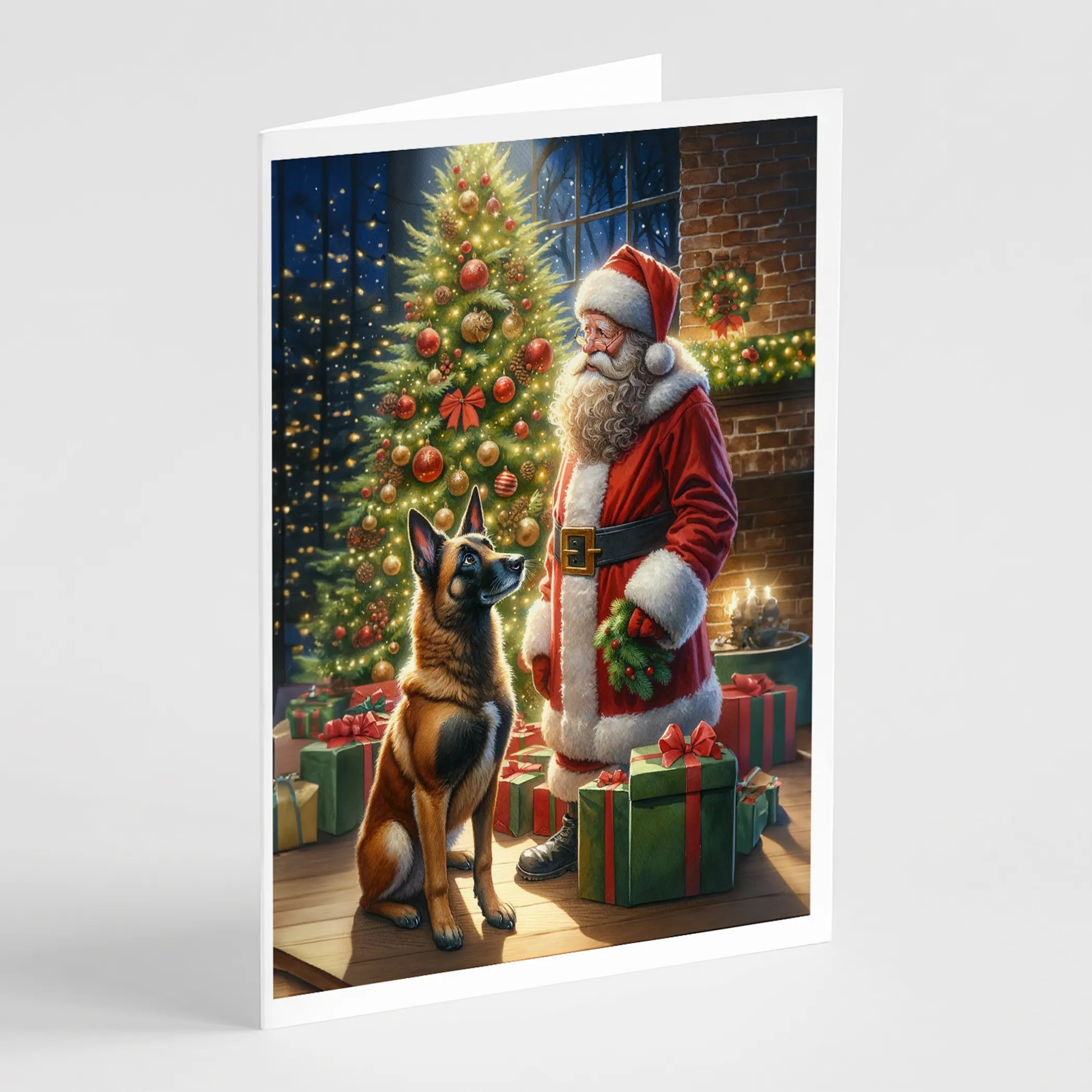 Moments with Santa Greeting Cards  - Size: 5X7 | Pack Of: 8 | Collection name: Moments with santa