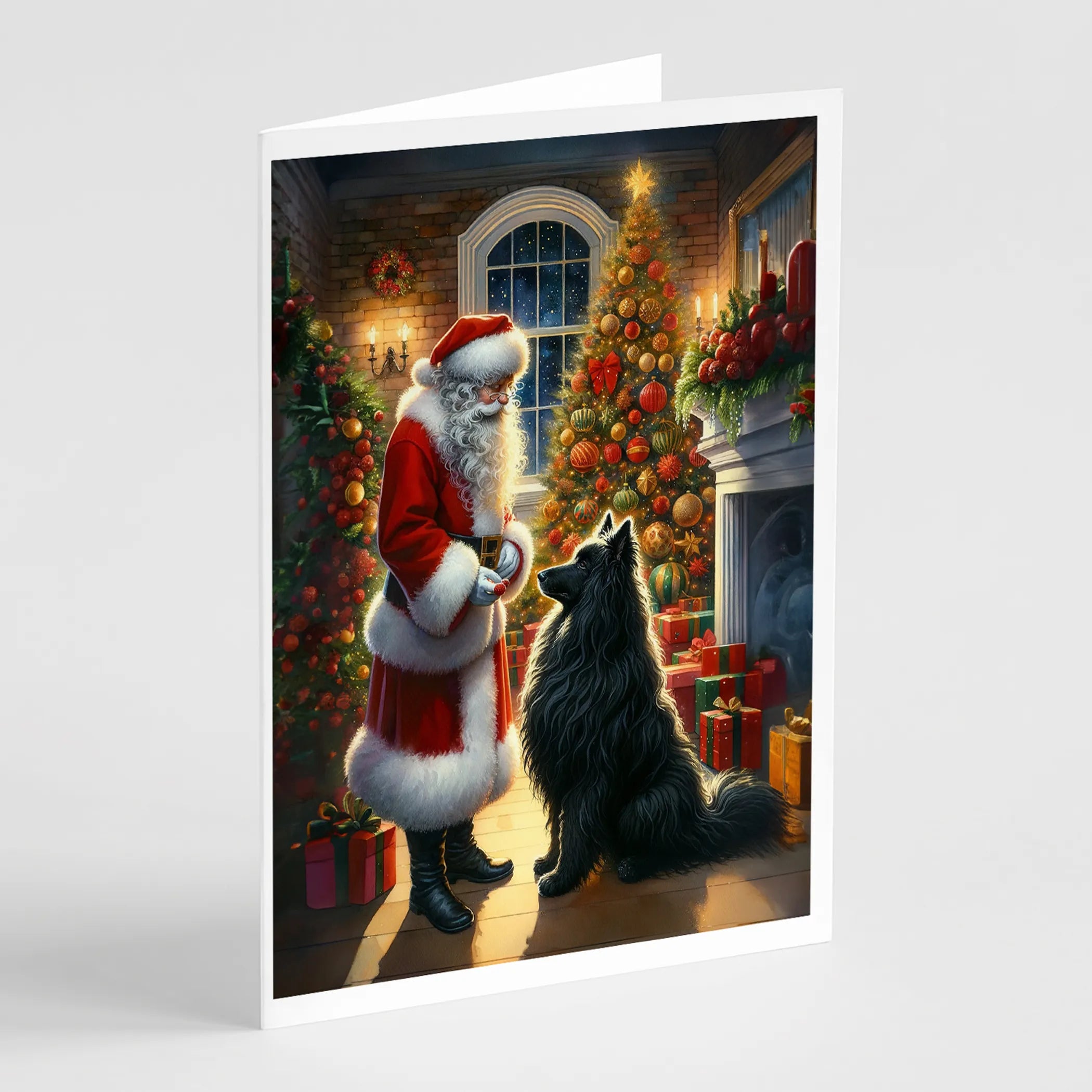 Moments with Santa Greeting Cards  - Size: 5X7 | Pack Of: 8 | Collection name: Moments with santa