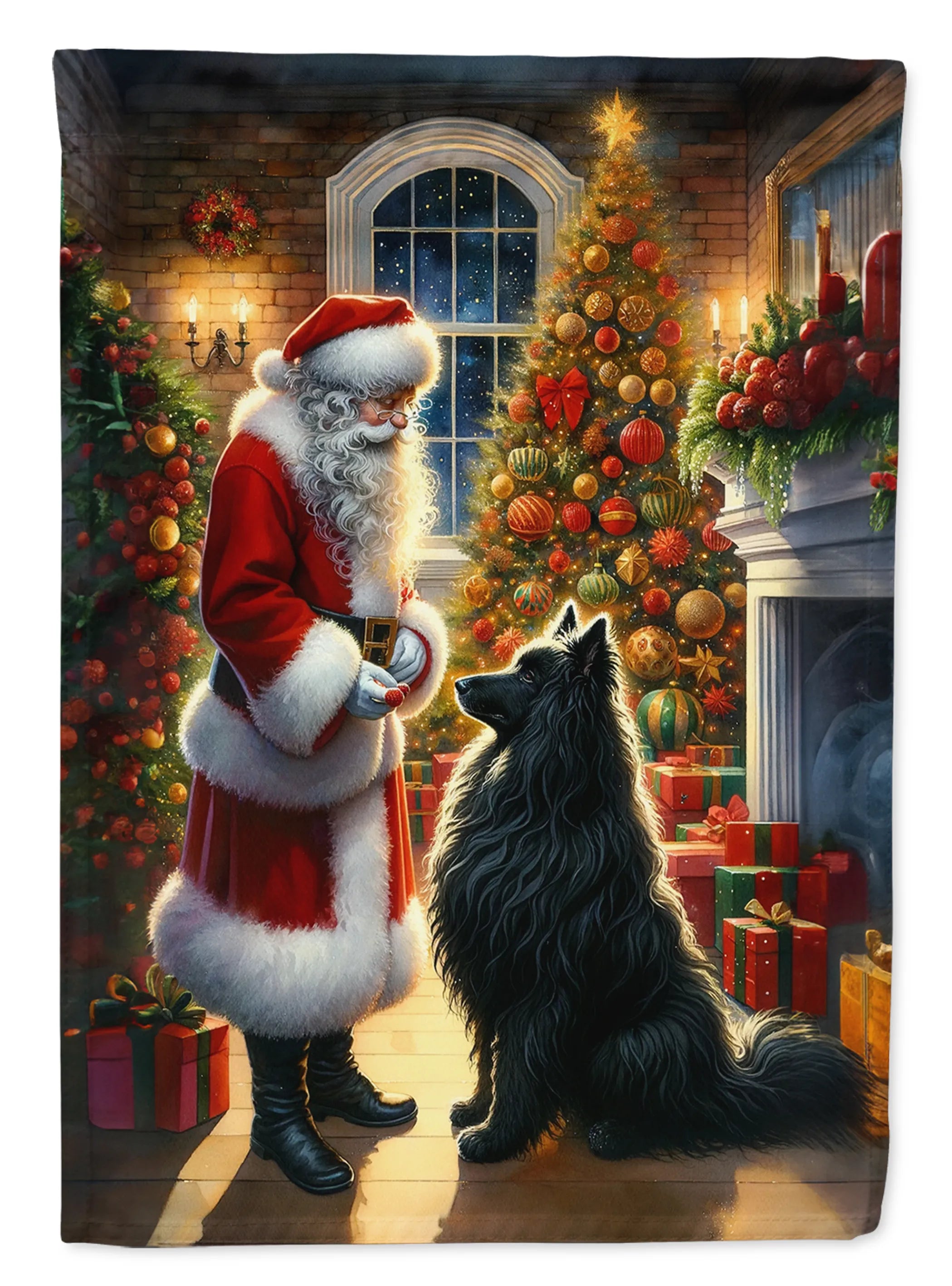 Moments with Santa Decorative Flag - Size: GARDEN SIZE | Pack Of: 1 | Collection name: Moments with santa