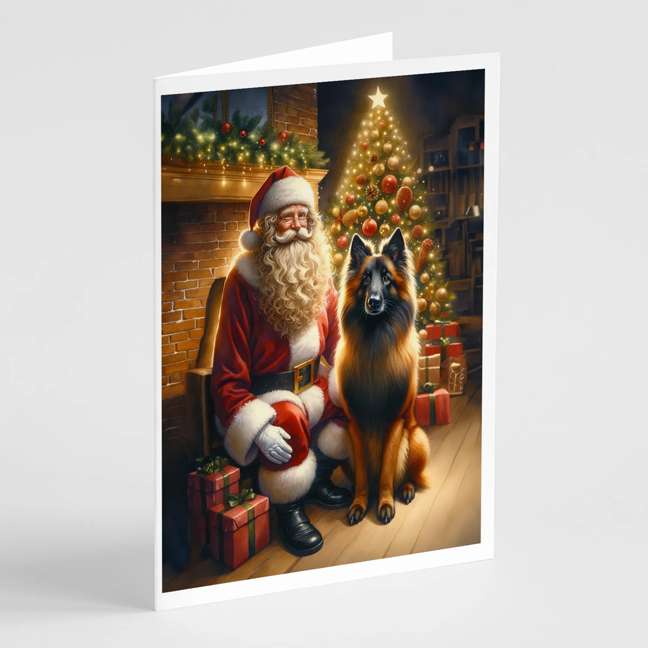 Moments with Santa Greeting Cards  - Size: 5X7 | Pack Of: 8 | Collection name: Moments with santa