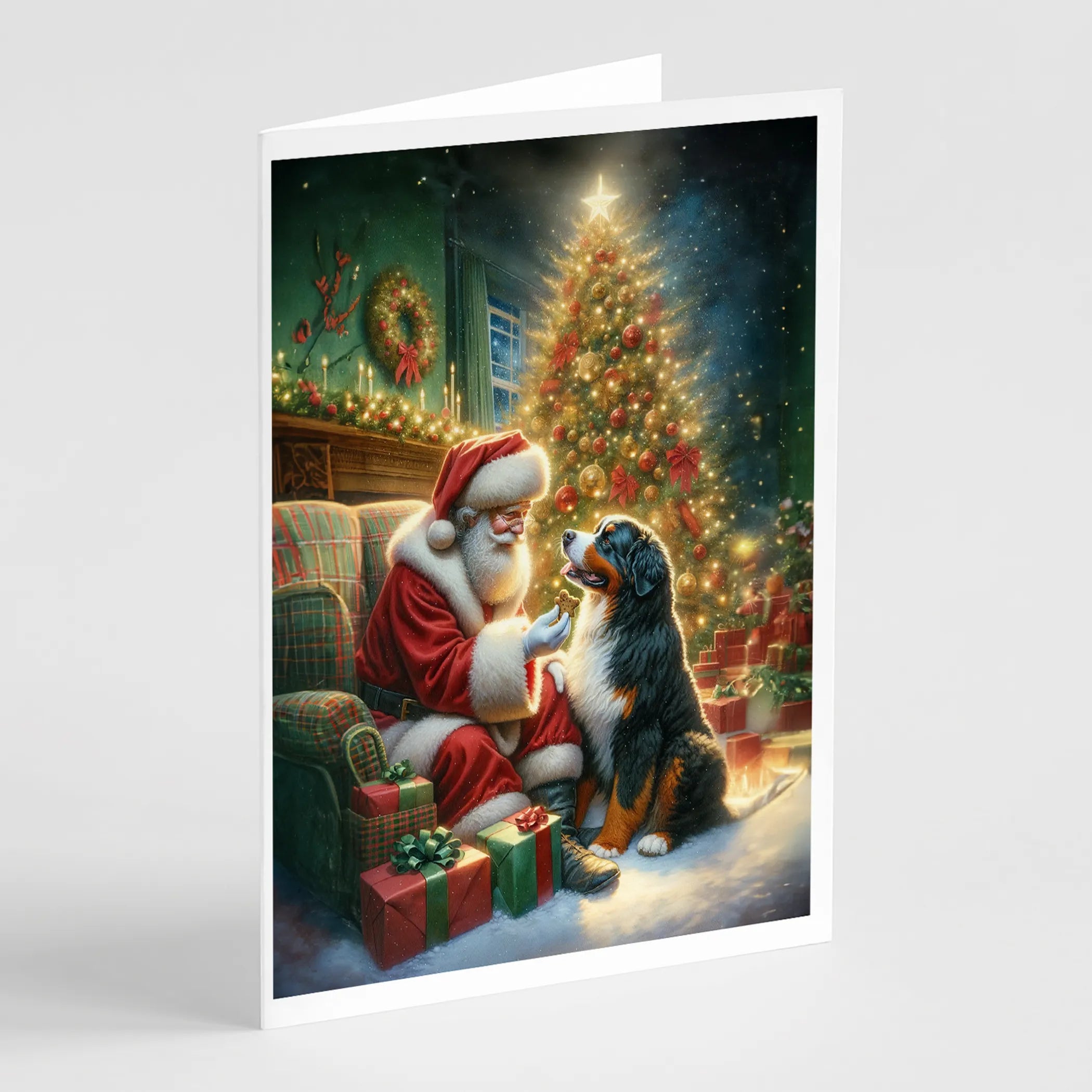 Moments with Santa Greeting Cards  - Size: 5X7 | Pack Of: 8 | Collection name: Moments with santa