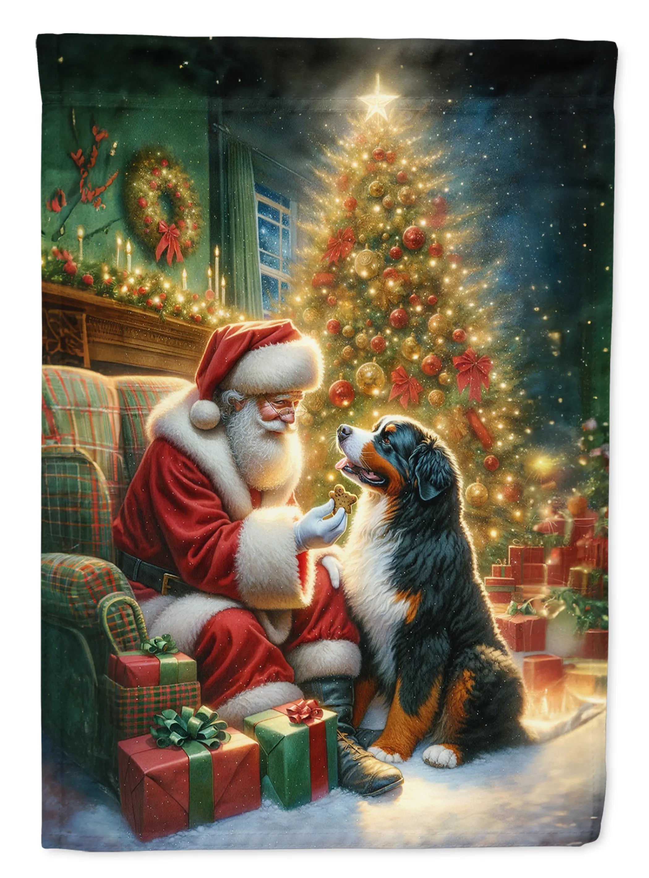 Moments with Santa Decorative Flag - Size: GARDEN SIZE | Pack Of: 1 | Collection name: Moments with santa