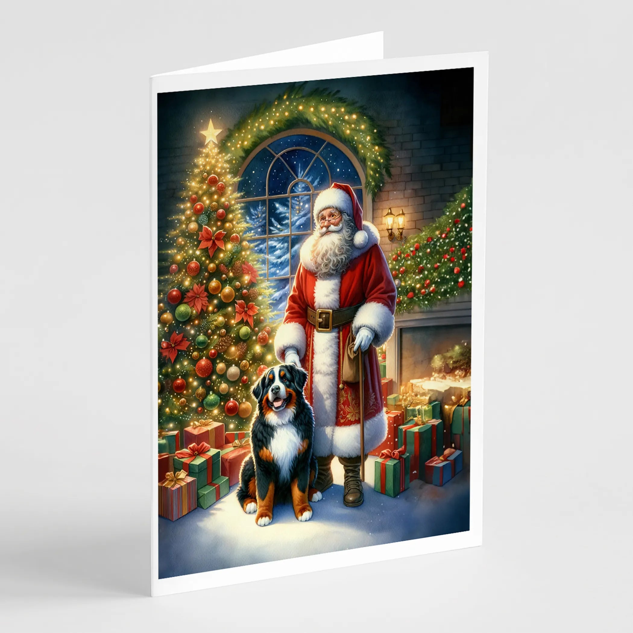 Moments with Santa Greeting Cards  - Size: 5X7 | Pack Of: 8 | Collection name: Moments with santa