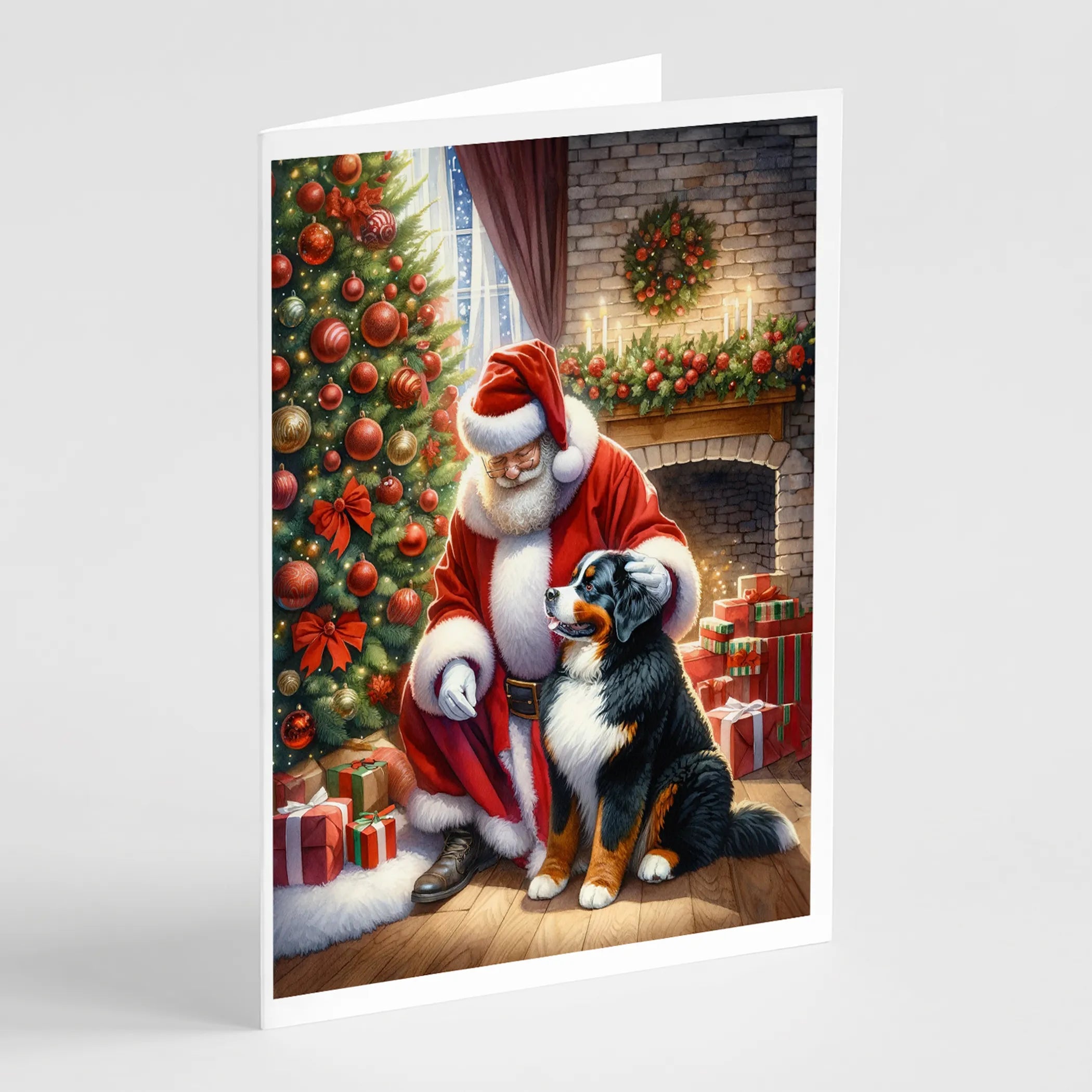 Moments with Santa Greeting Cards  - Size: 5X7 | Pack Of: 8 | Collection name: Moments with santa