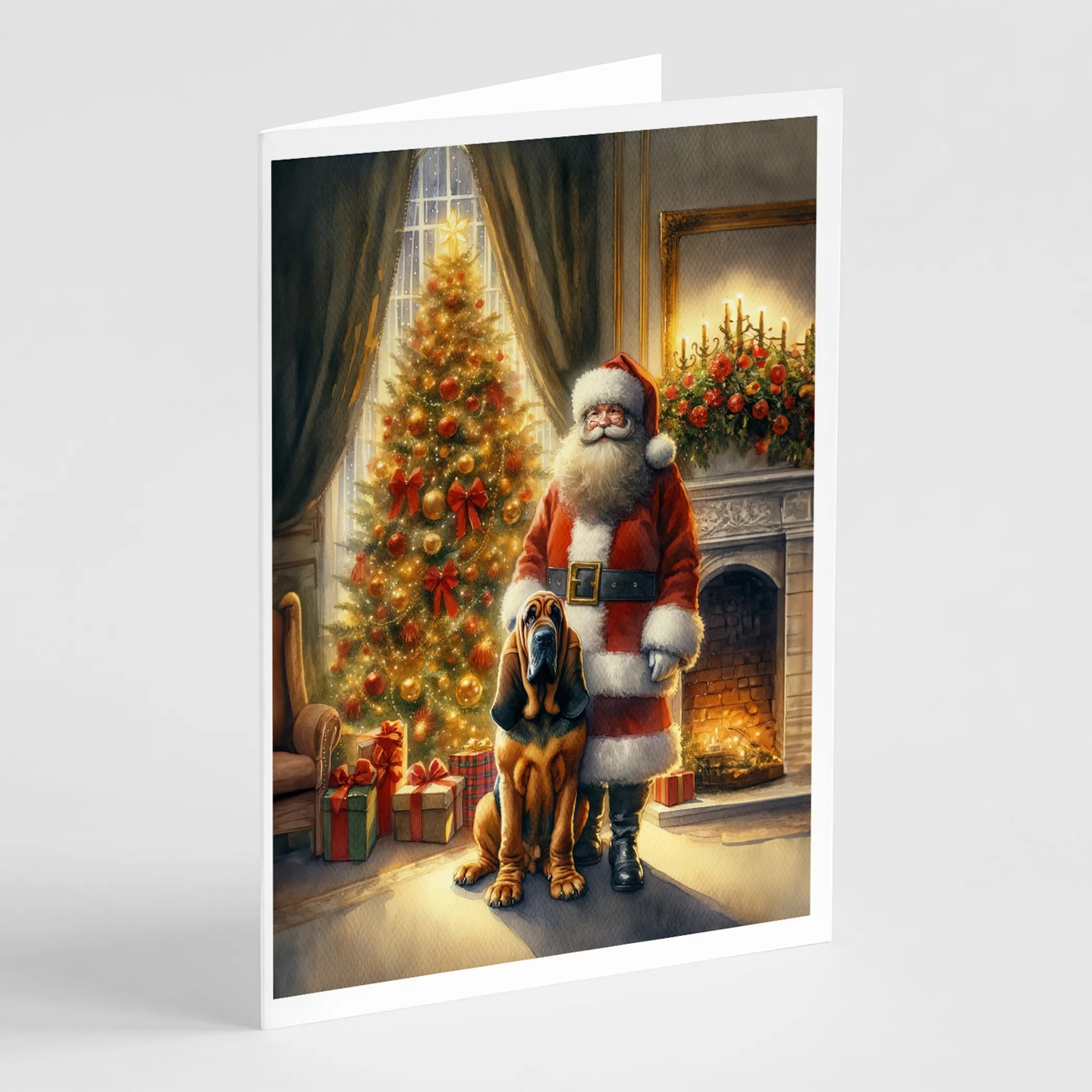 Moments with Santa Greeting Cards  - Size: 5X7 | Pack Of: 8 | Collection name: Moments with santa