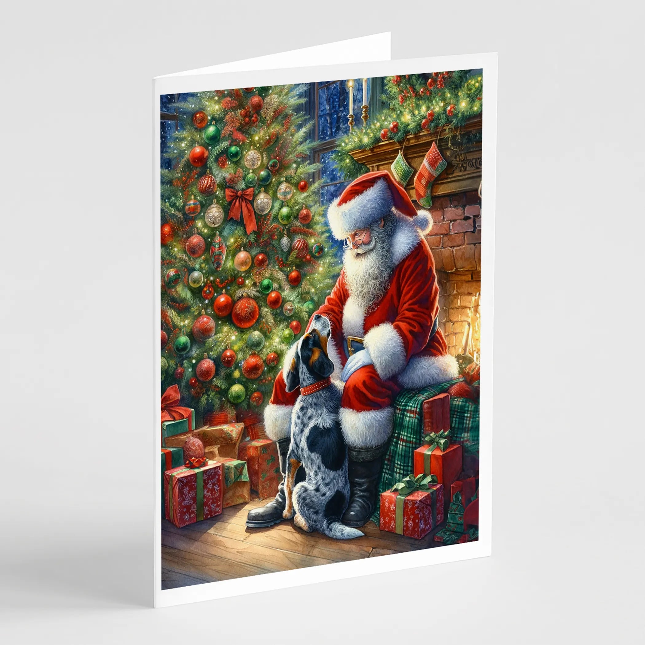 Moments with Santa Greeting Cards  - Size: 5X7 | Pack Of: 8 | Collection name: Moments with santa