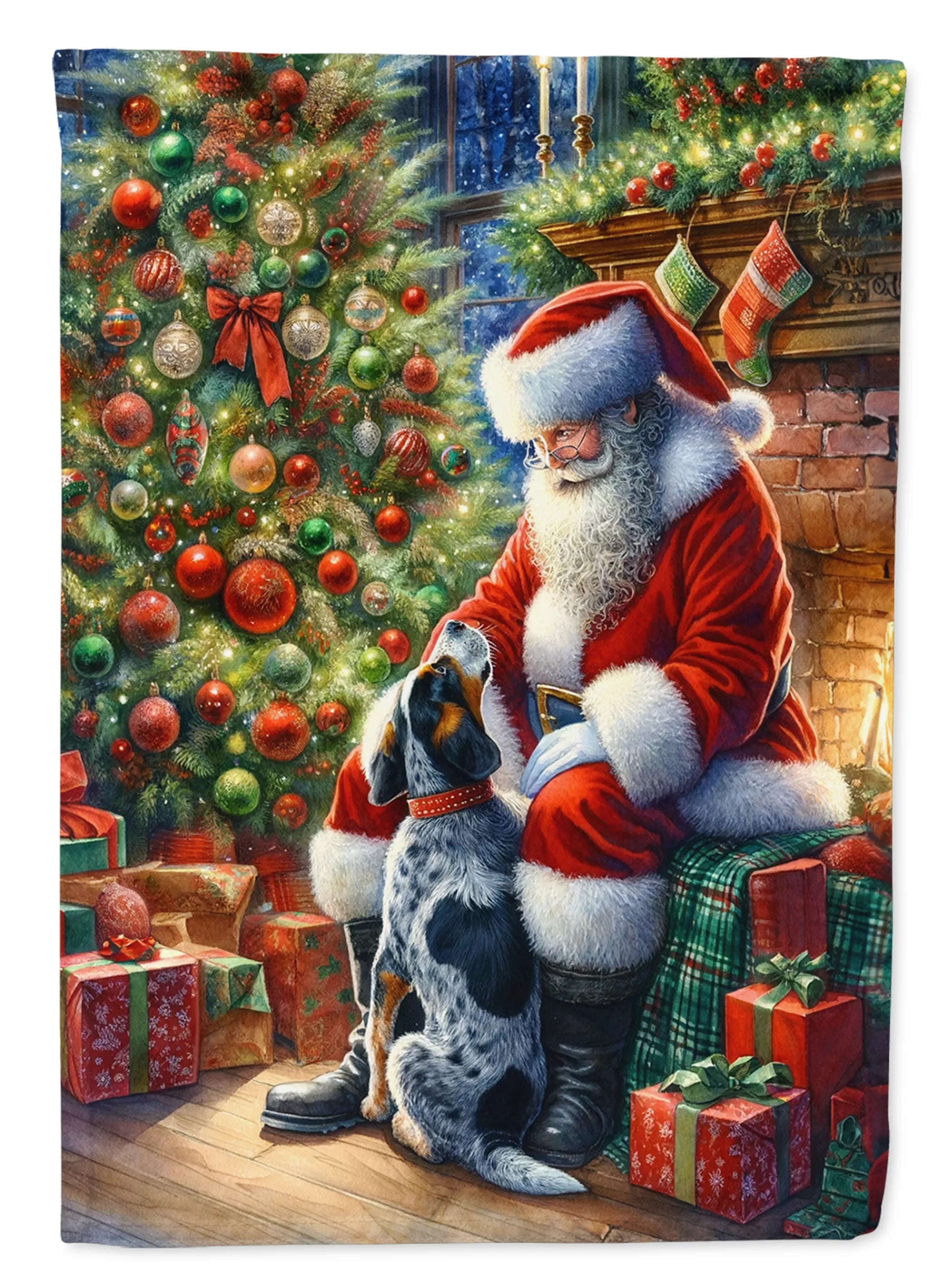 Moments with Santa Decorative Flag - Size: GARDEN SIZE | Pack Of: 1 | Collection name: Moments with santa
