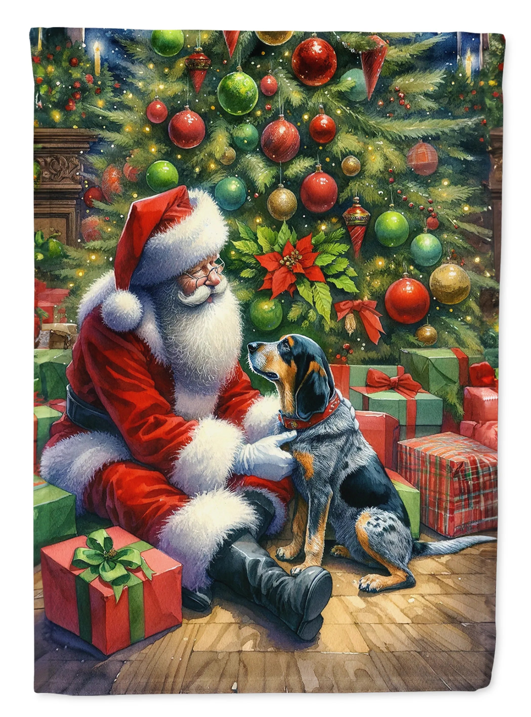 Moments with Santa Decorative Flag - Size: GARDEN SIZE | Pack Of: 1 | Collection name: Moments with santa