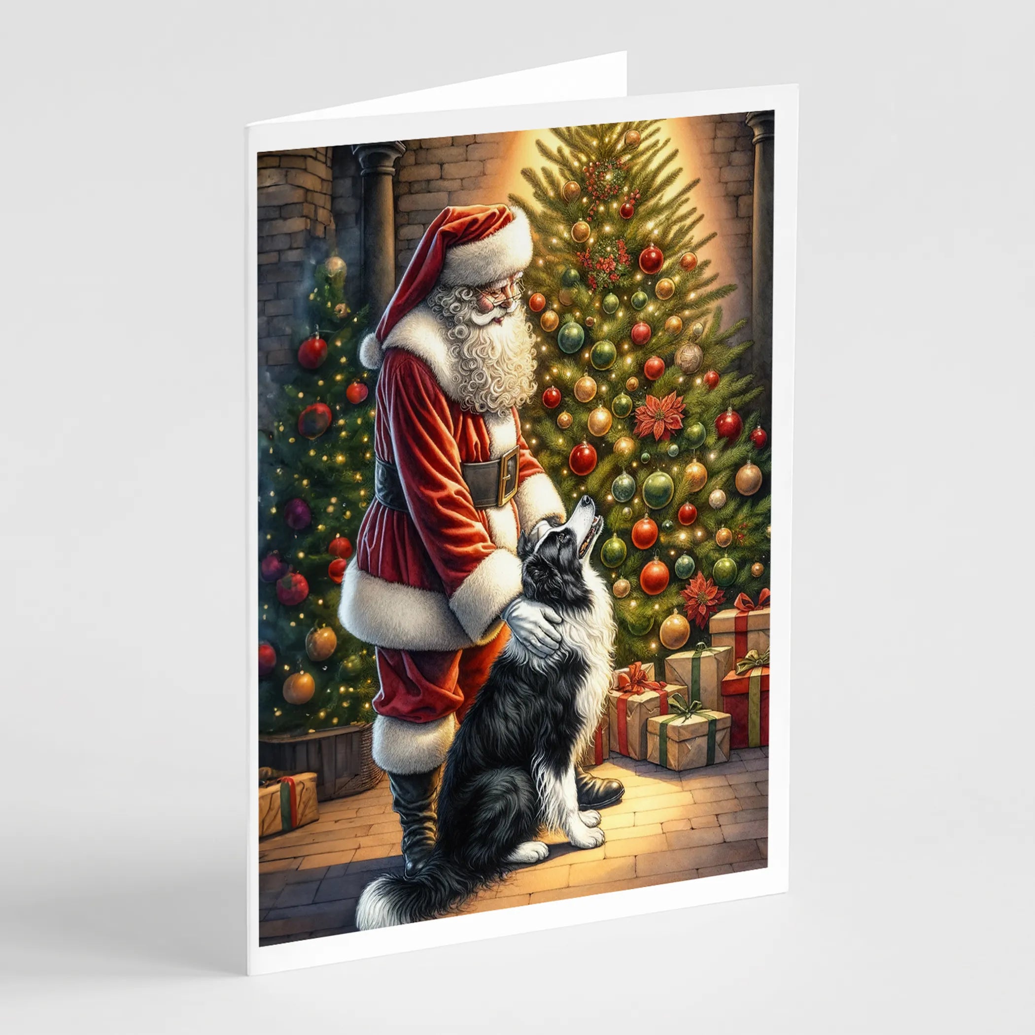 Moments with Santa Greeting Cards  - Size: 5X7 | Pack Of: 8 | Collection name: Moments with santa
