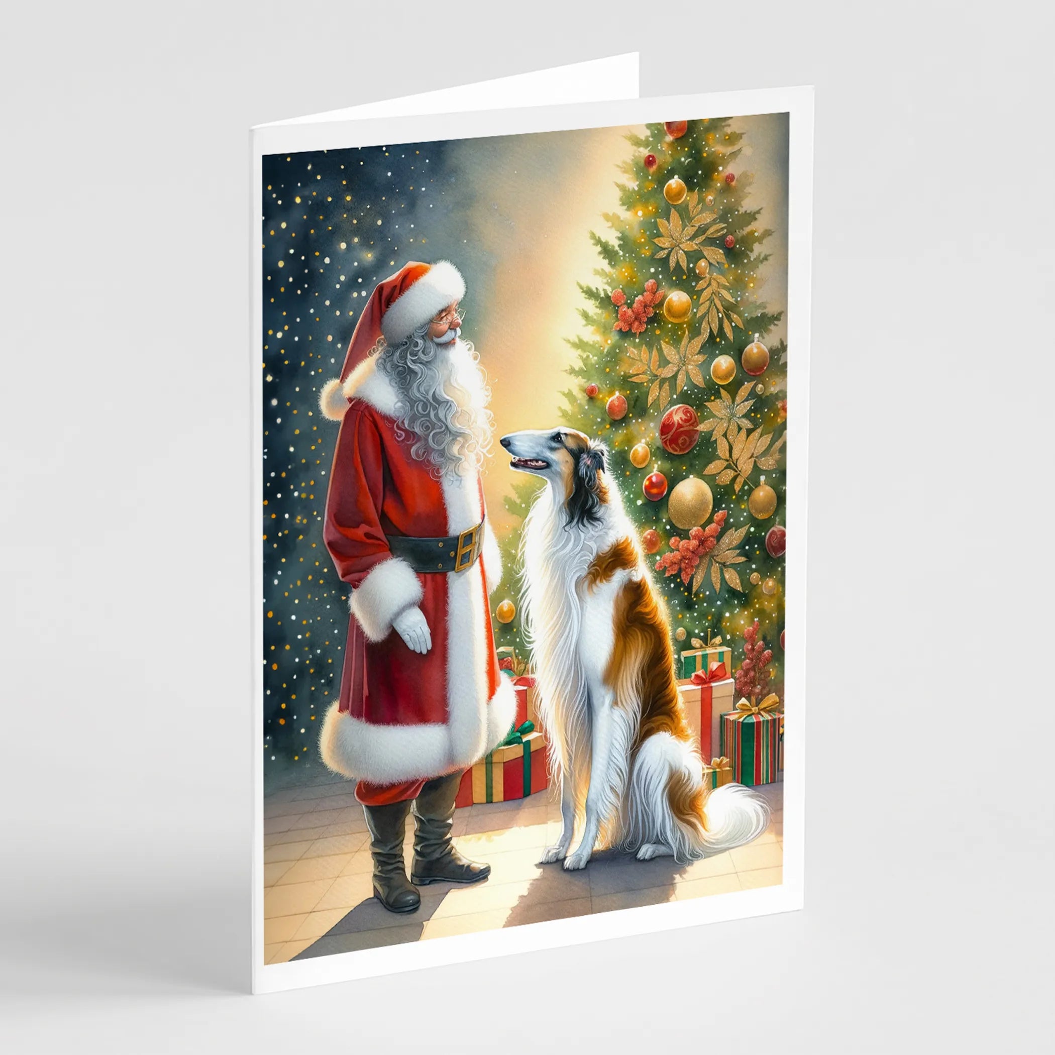 Moments with Santa Greeting Cards  - Size: 5X7 | Pack Of: 8 | Collection name: Moments with santa