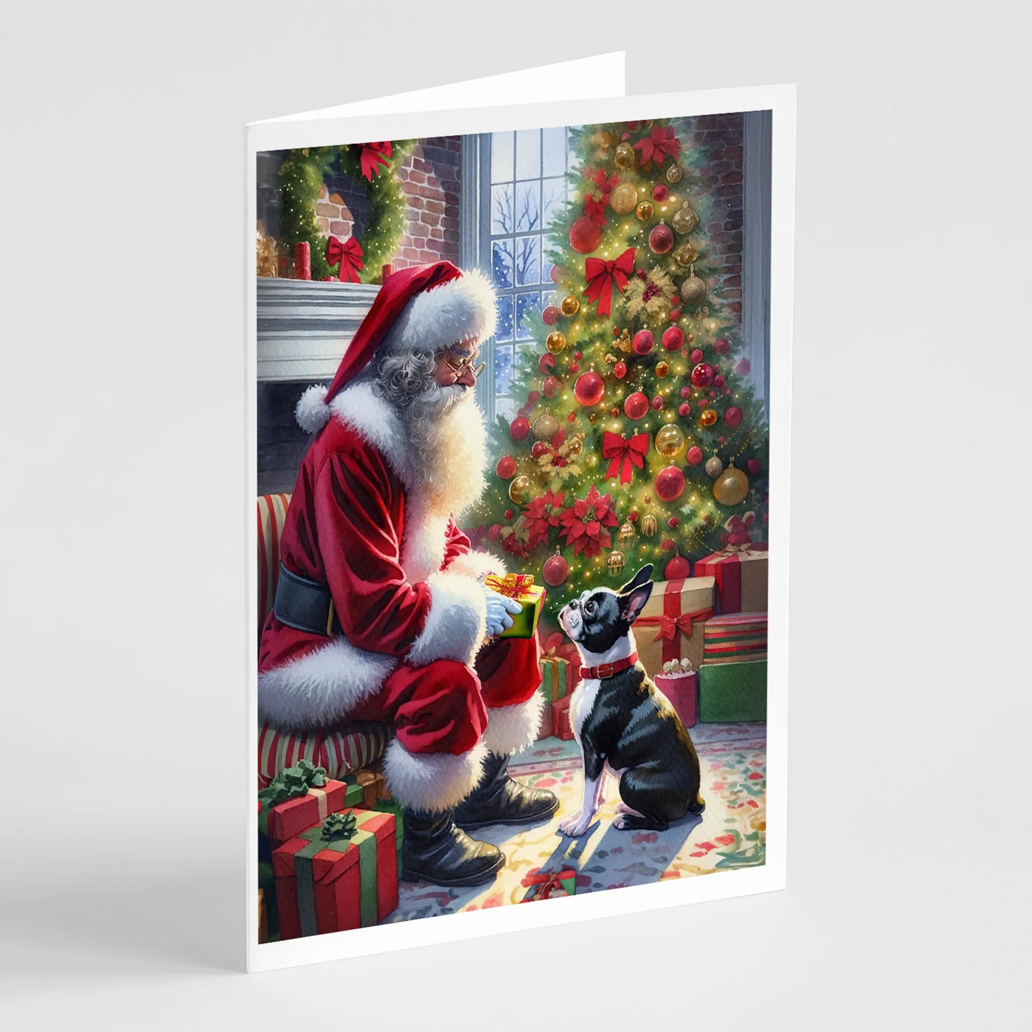 Moments with Santa Greeting Cards  - Size: 5X7 | Pack Of: 8 | Collection name: Moments with santa