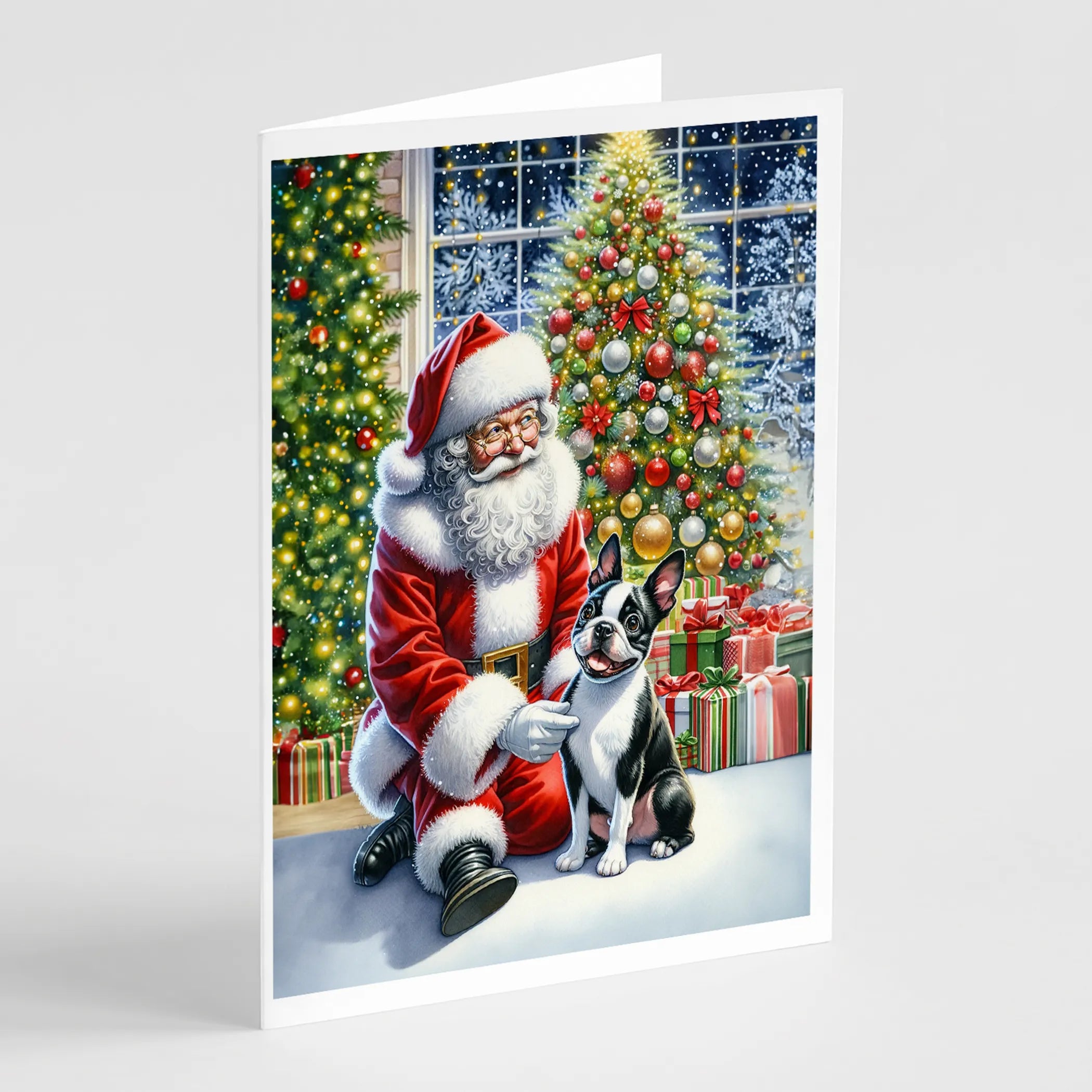 Moments with Santa Greeting Cards  - Size: 5X7 | Pack Of: 8 | Collection name: Moments with santa