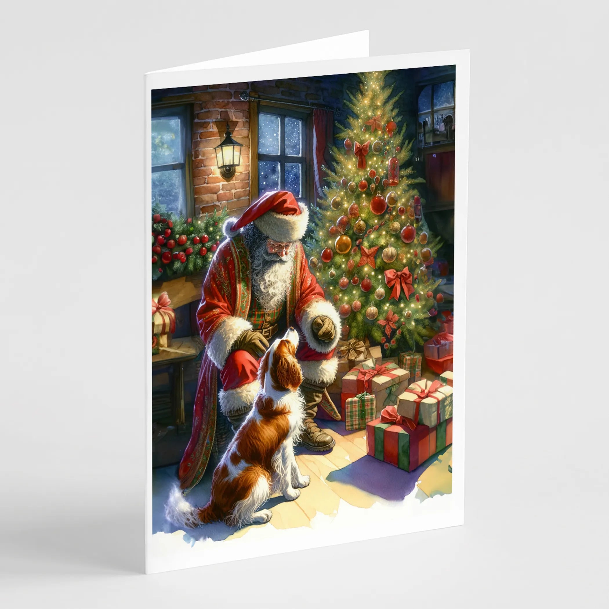 Moments with Santa Greeting Cards  - Size: 5X7 | Pack Of: 8 | Collection name: Moments with santa