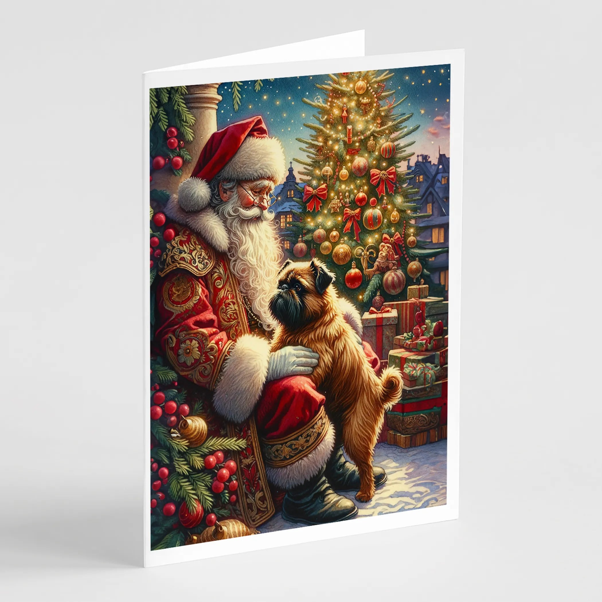 Moments with Santa Greeting Cards  - Size: 5X7 | Pack Of: 8 | Collection name: Moments with santa