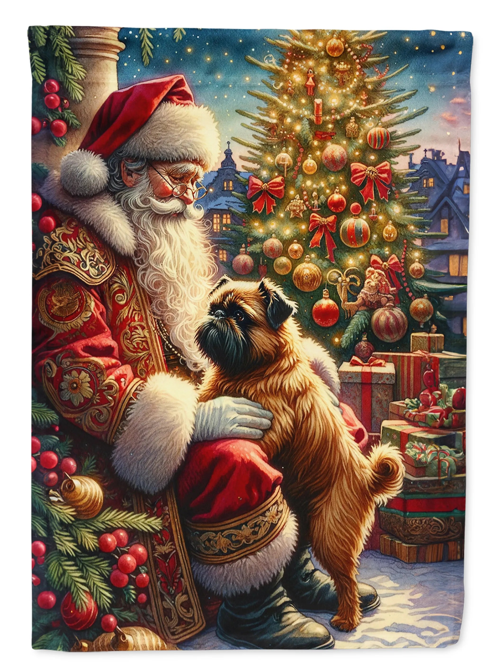 Moments with Santa Decorative Flag - Size: GARDEN SIZE | Pack Of: 1 | Collection name: Moments with santa