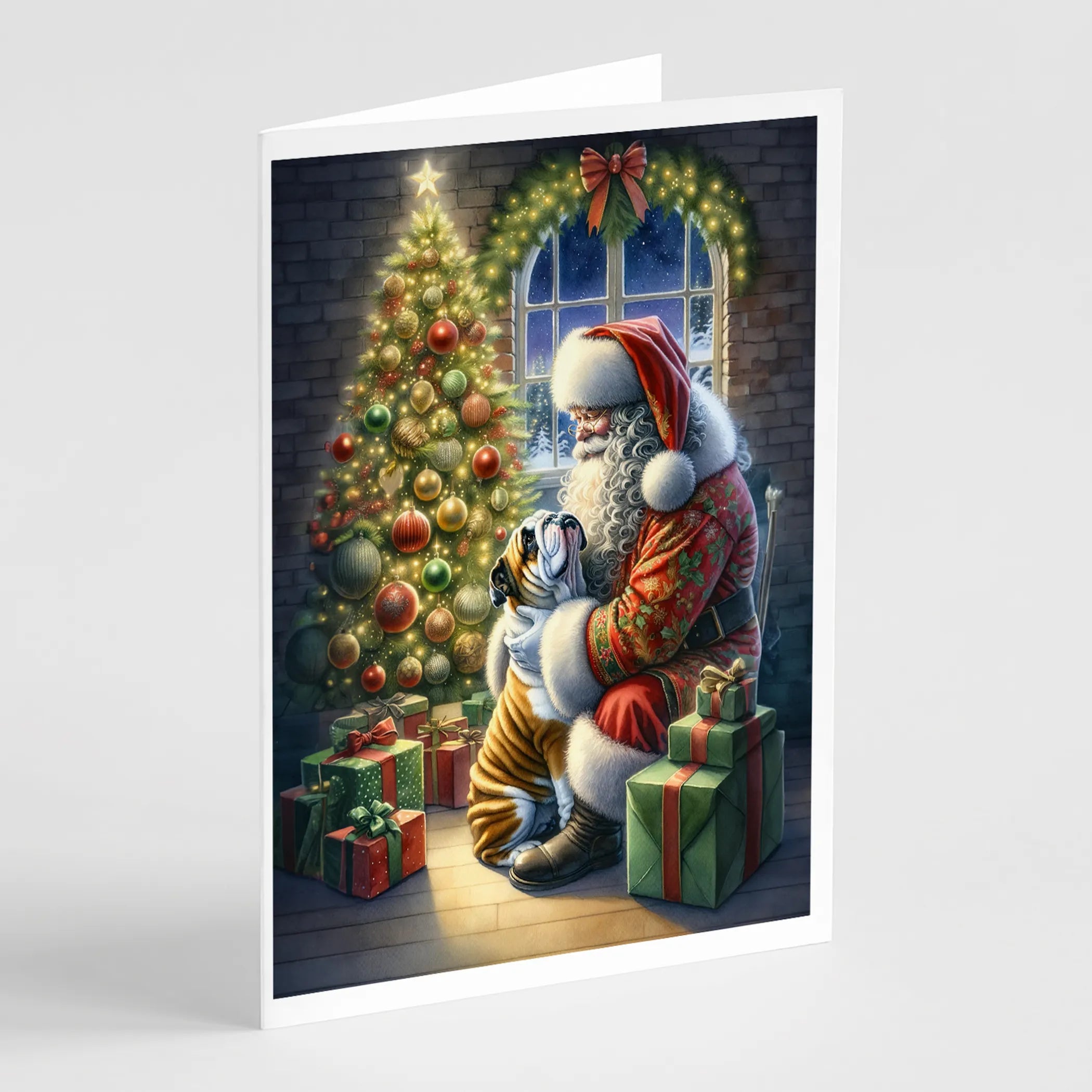 Moments with Santa Greeting Cards  - Size: 5X7 | Pack Of: 8 | Collection name: Moments with santa