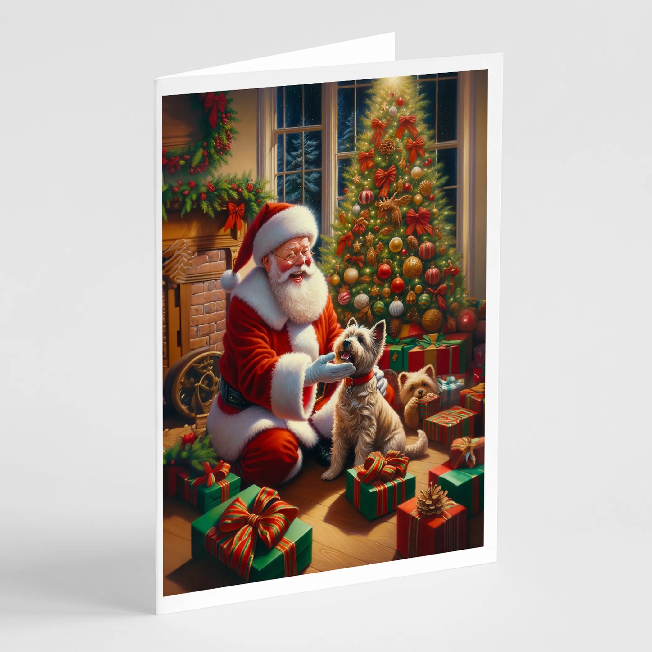 Moments with Santa Greeting Cards  - Size: 5X7 | Pack Of: 8 | Collection name: Moments with santa