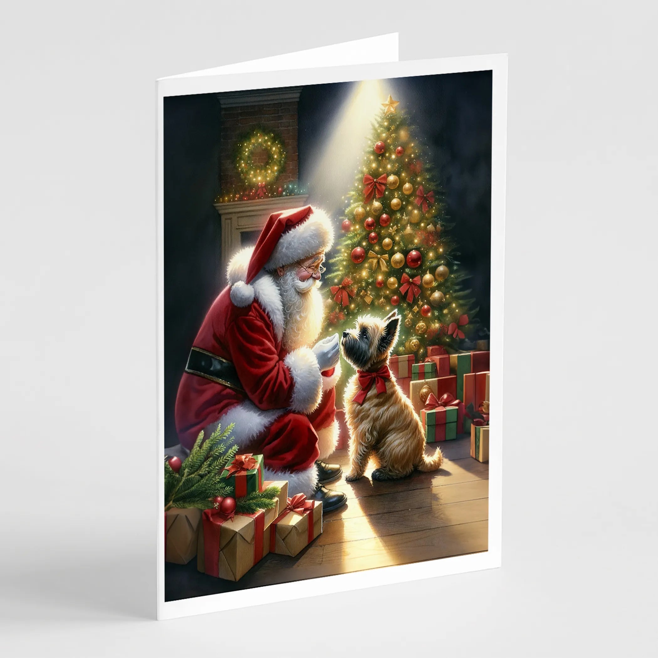 Moments with Santa Greeting Cards  - Size: 5X7 | Pack Of: 8 | Collection name: Moments with santa