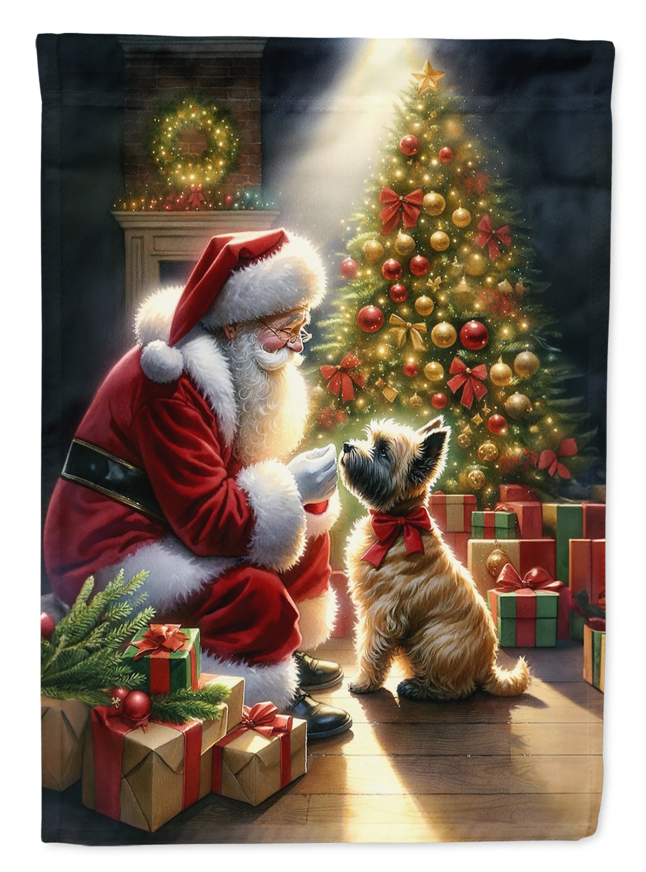 Moments with Santa Decorative Flag - Size: GARDEN SIZE | Pack Of: 1 | Collection name: Moments with santa
