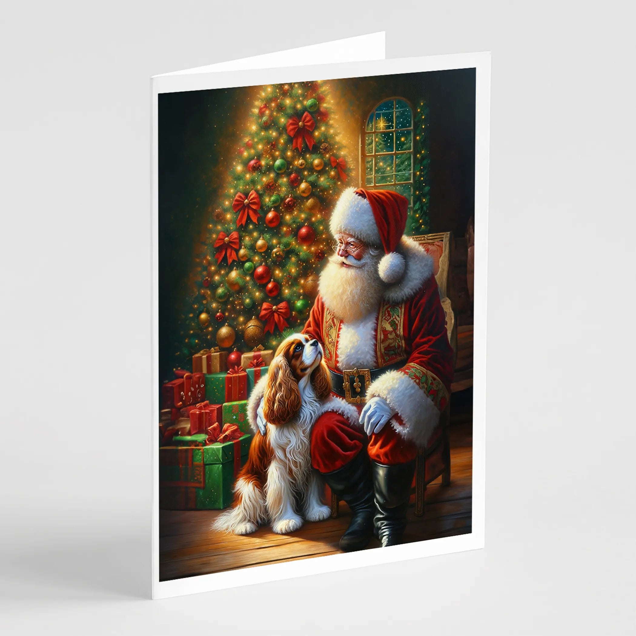 Moments with Santa Greeting Cards  - Size: 5X7 | Pack Of: 8 | Collection name: Moments with santa