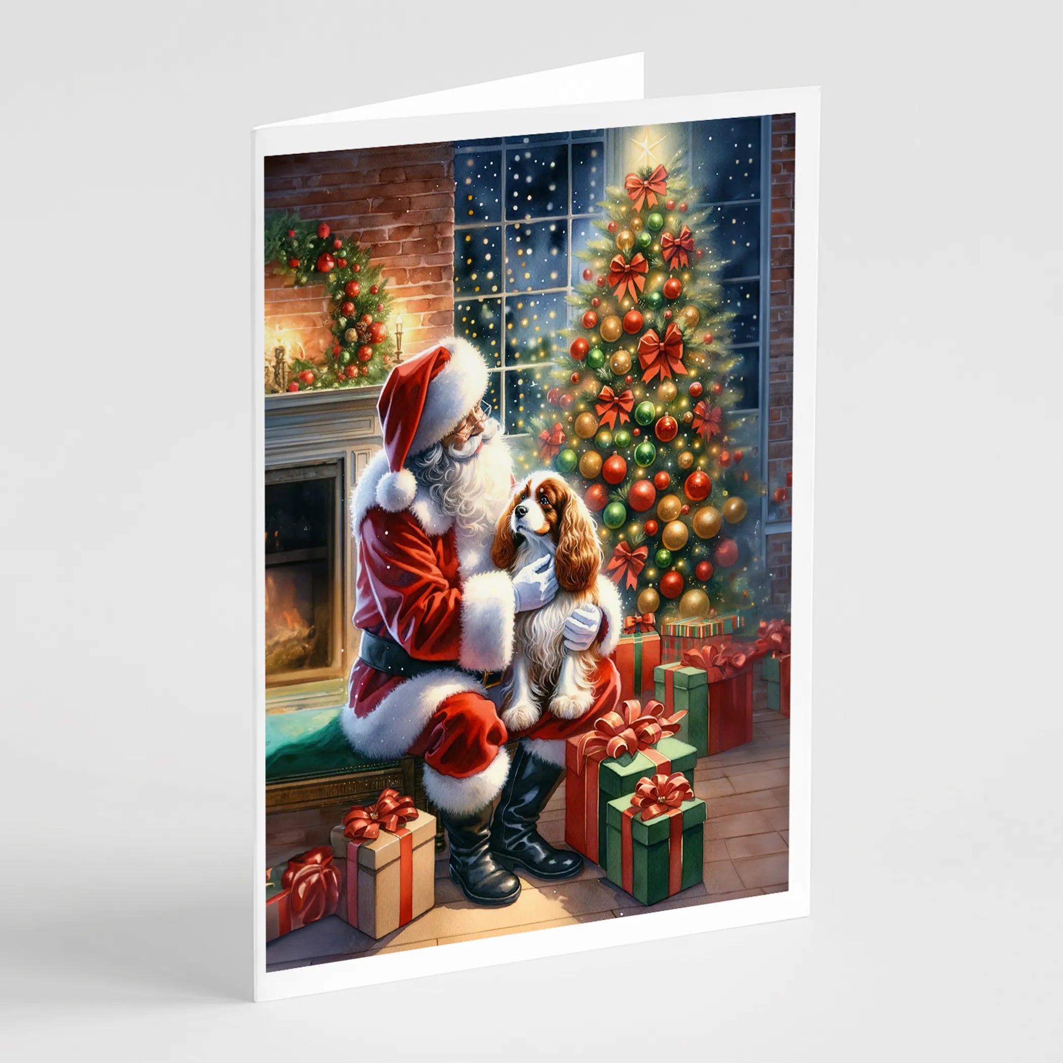 Moments with Santa Greeting Cards  - Size: 5X7 | Pack Of: 8 | Collection name: Moments with santa