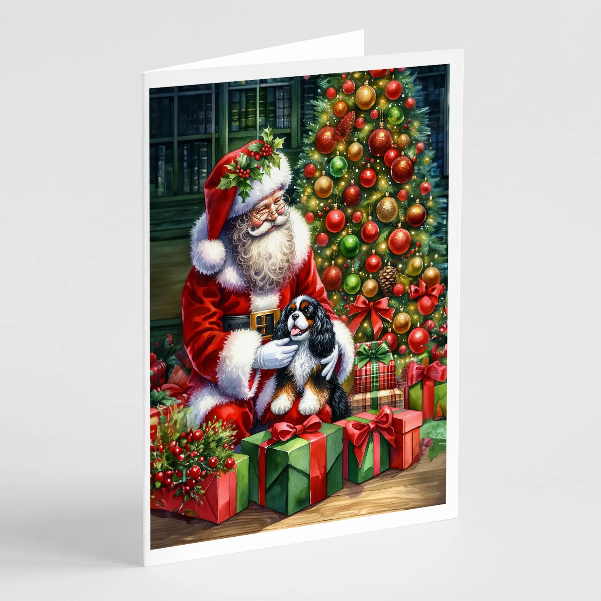Moments with Santa Greeting Cards  - Size: 5X7 | Pack Of: 8 | Collection name: Moments with santa