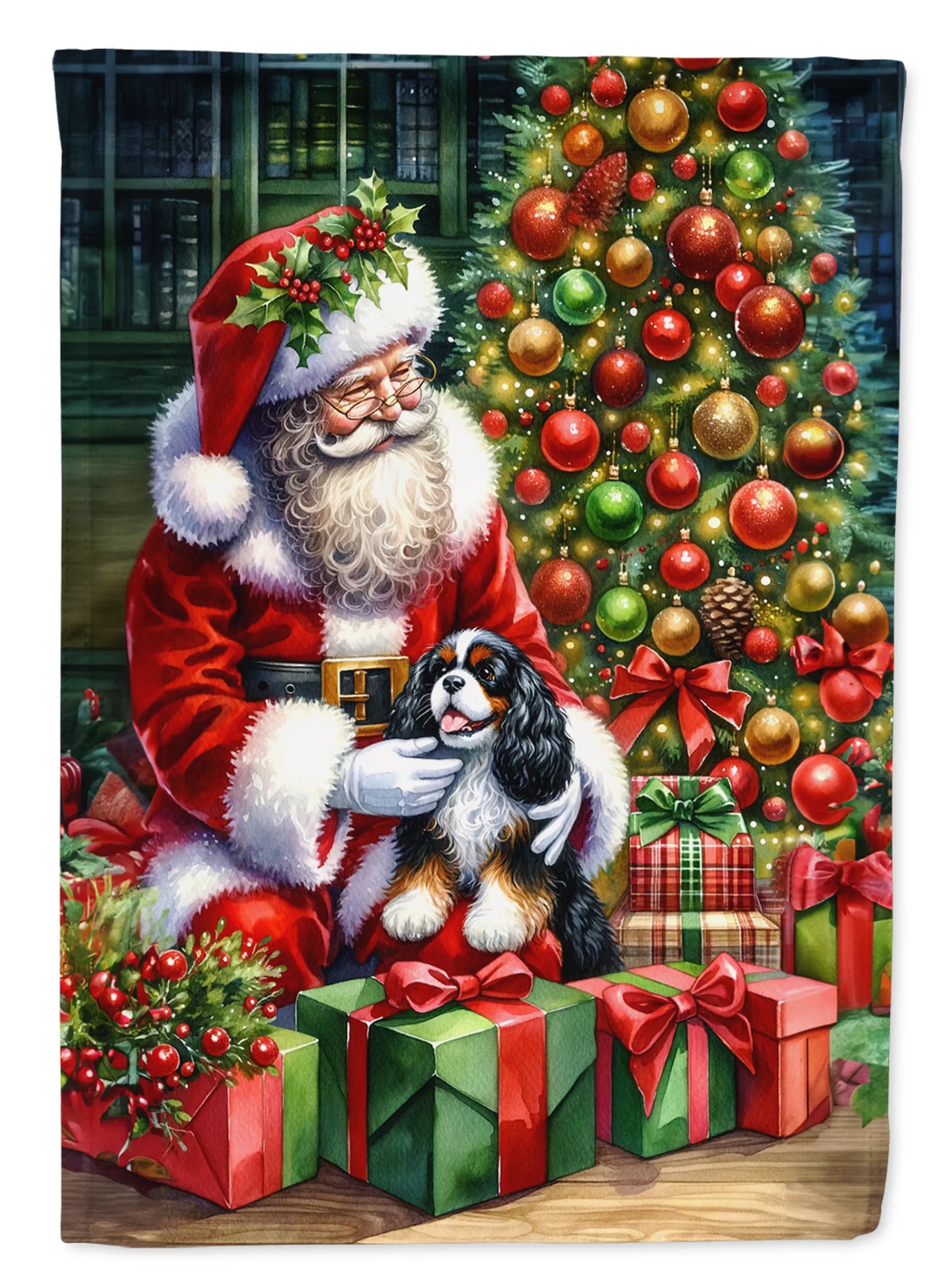 Moments with Santa Decorative Flag - Size: GARDEN SIZE | Pack Of: 1 | Collection name: Moments with santa