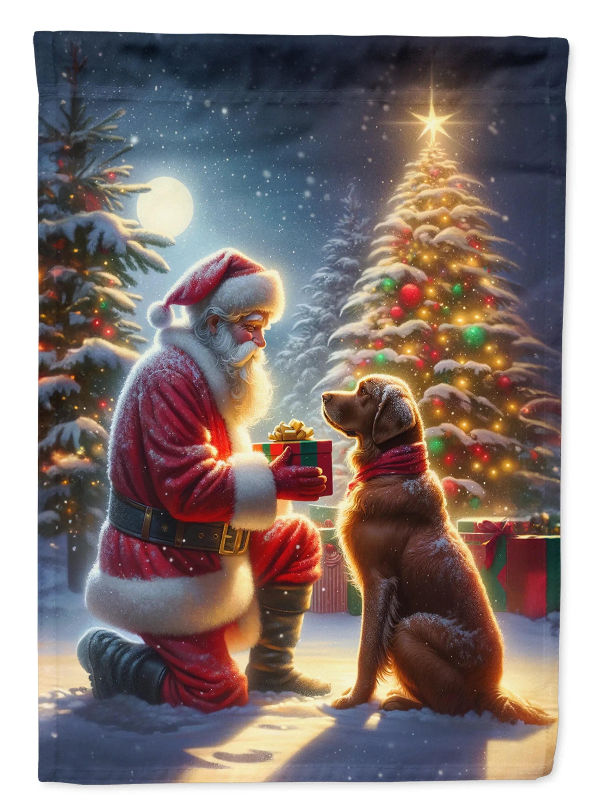 Moments with Santa Decorative Flag - Size: GARDEN SIZE | Pack Of: 1 | Collection name: Moments with santa