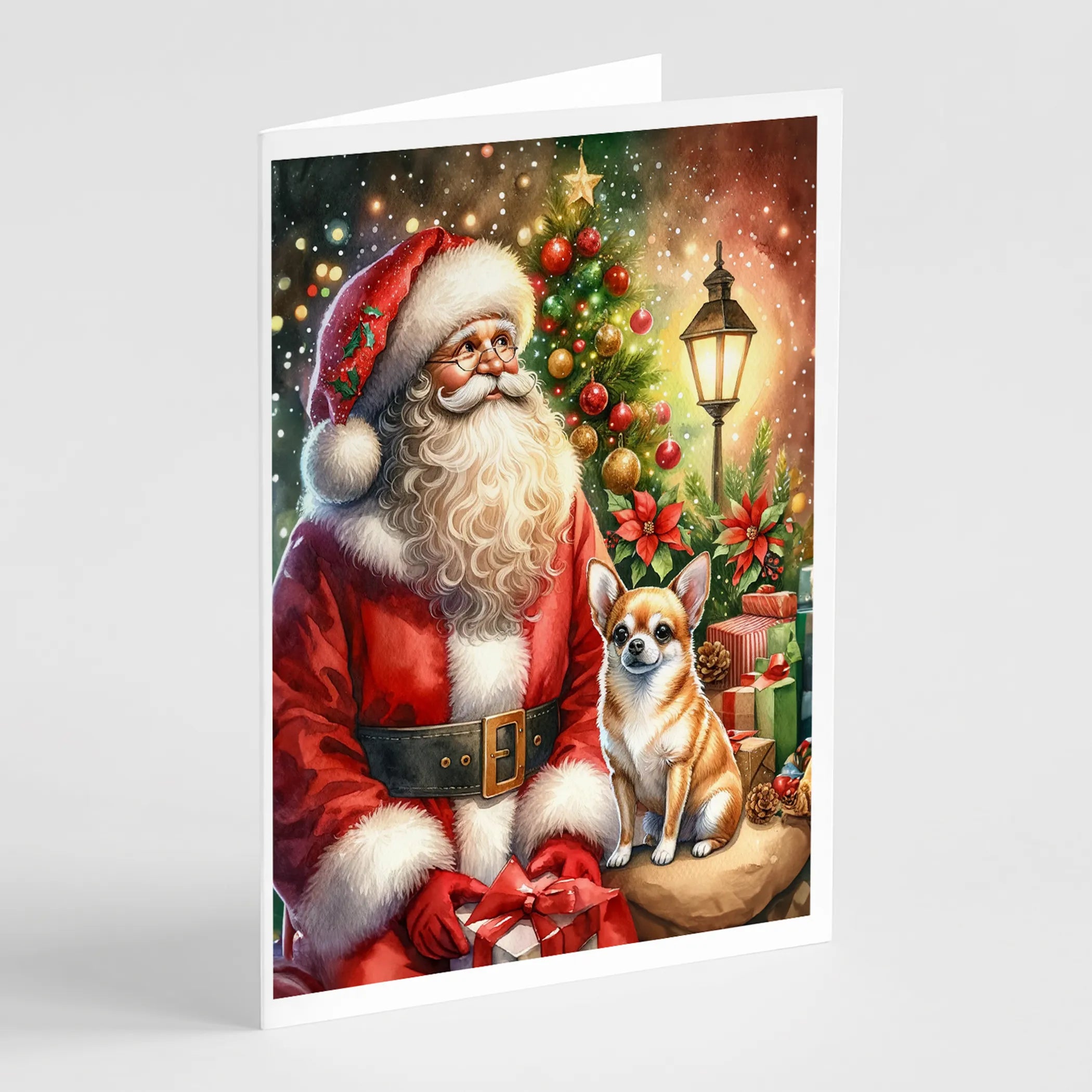 Moments with Santa Greeting Cards  - Size: 5X7 | Pack Of: 8 | Collection name: Moments with santa