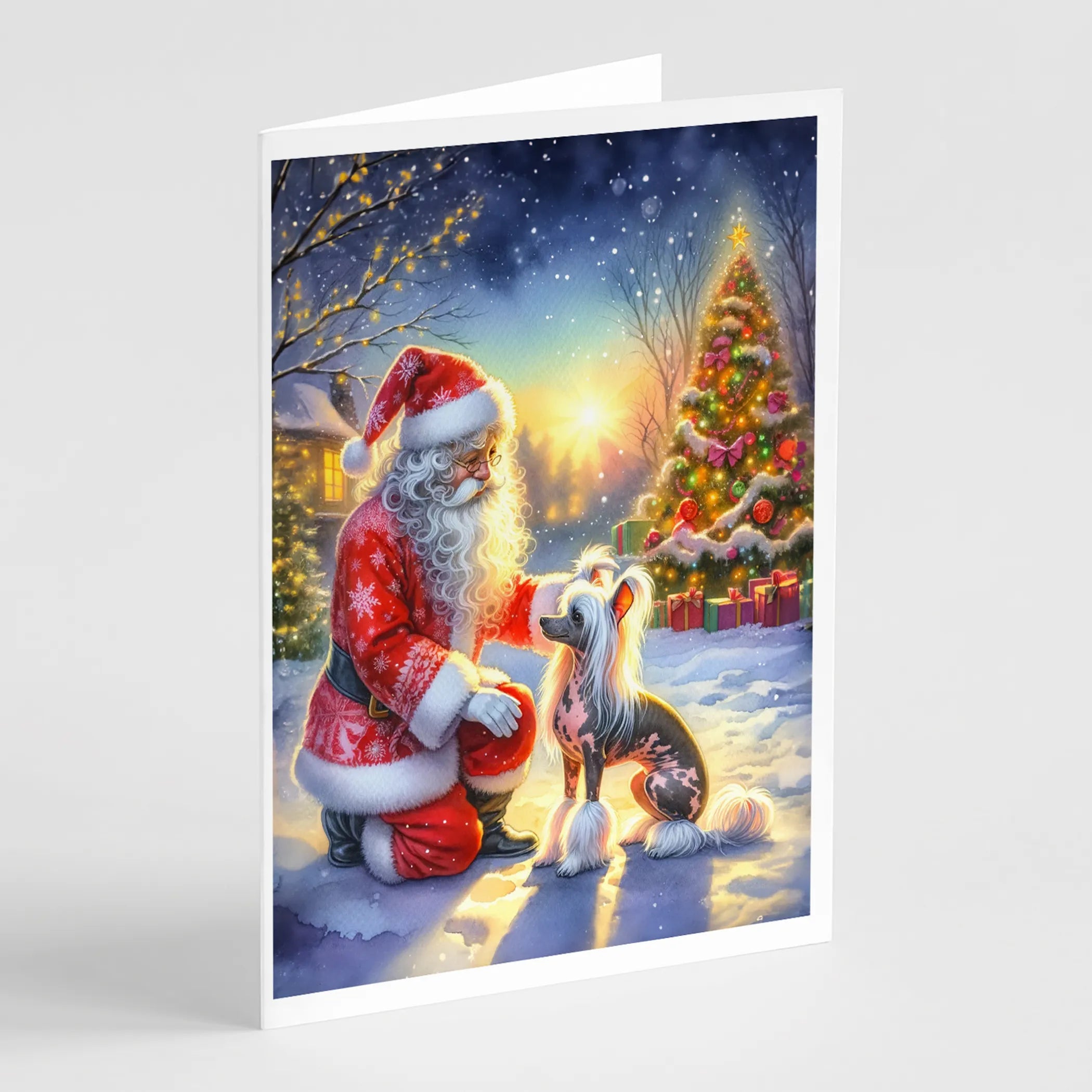 Moments with Santa Greeting Cards  - Size: 5X7 | Pack Of: 8 | Collection name: Moments with santa