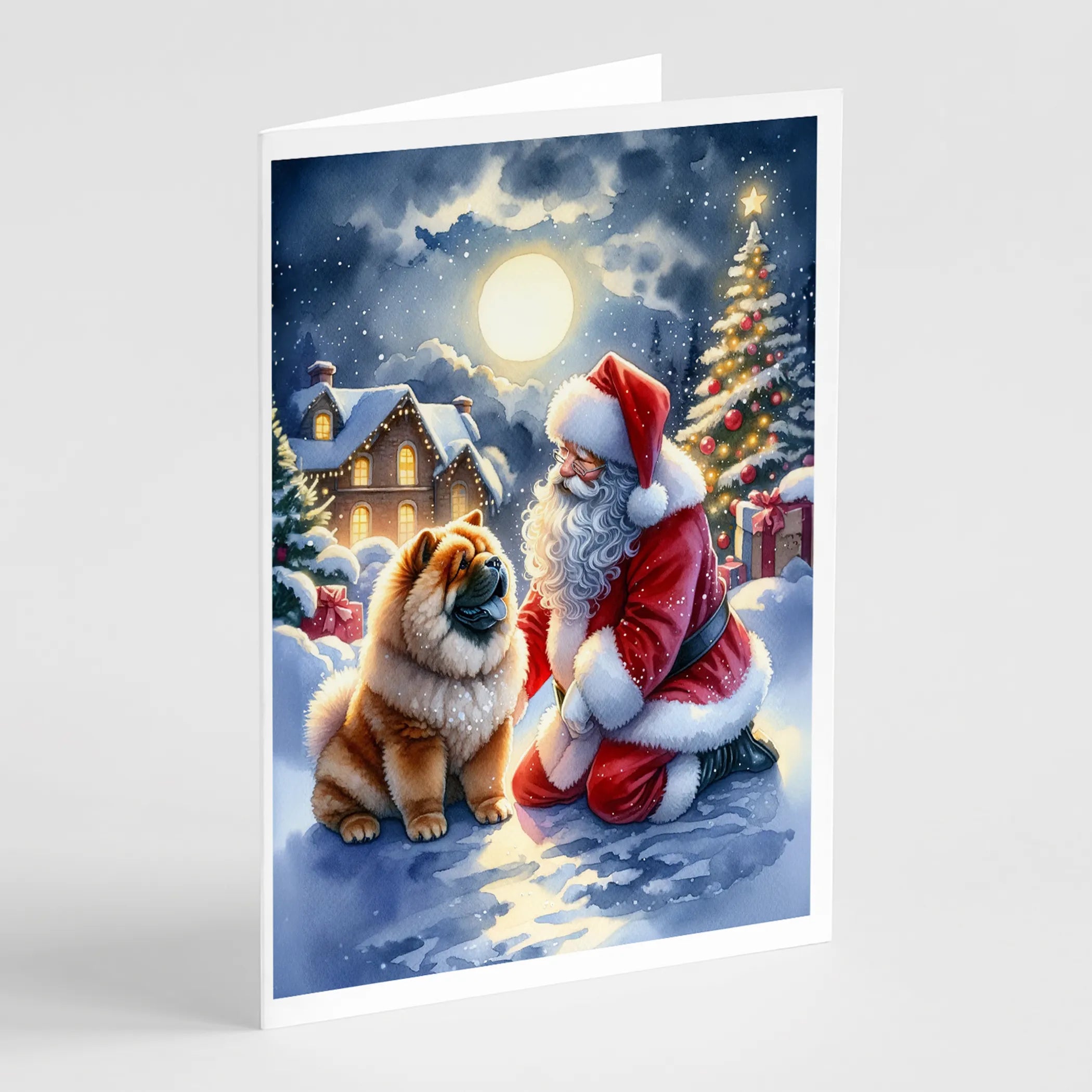 Moments with Santa Greeting Cards  - Size: 5X7 | Pack Of: 8 | Collection name: Moments with santa