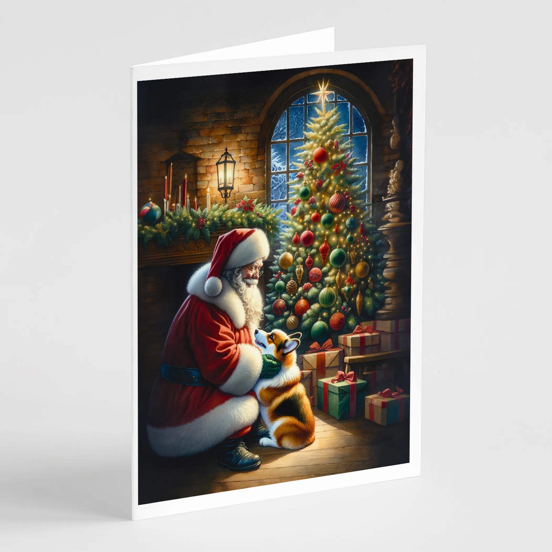 Moments with Santa Greeting Cards  - Size: 5X7 | Pack Of: 8 | Collection name: Moments with santa