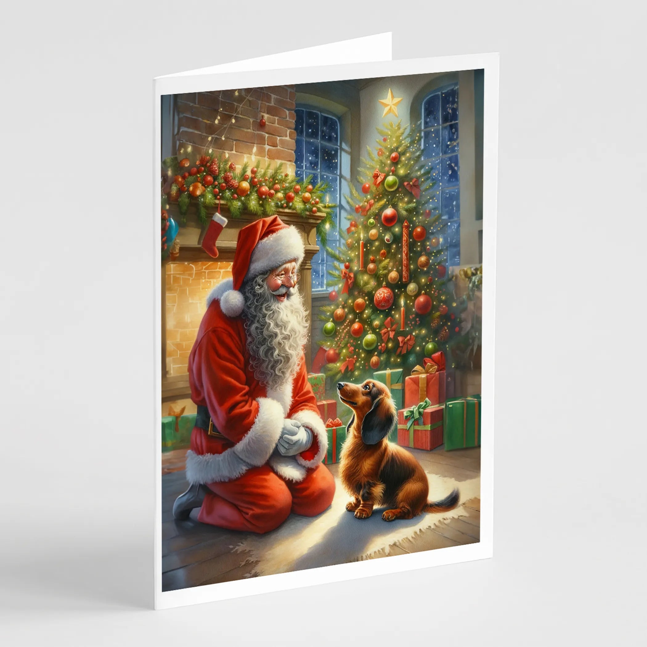 Moments with Santa Greeting Cards  - Size: 5X7 | Pack Of: 8 | Collection name: Moments with santa