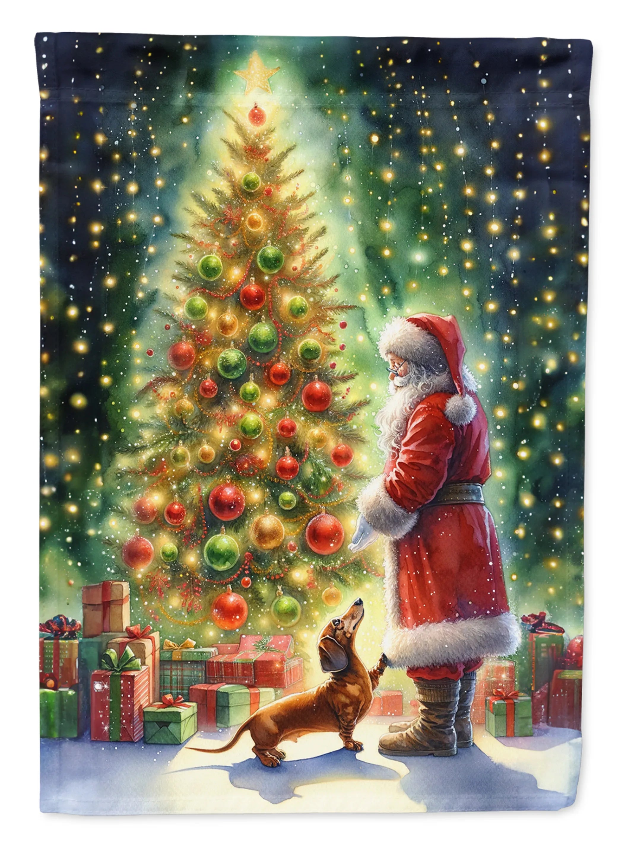 Moments with Santa Decorative Flag - Size: GARDEN SIZE | Pack Of: 1 | Collection name: Moments with santa