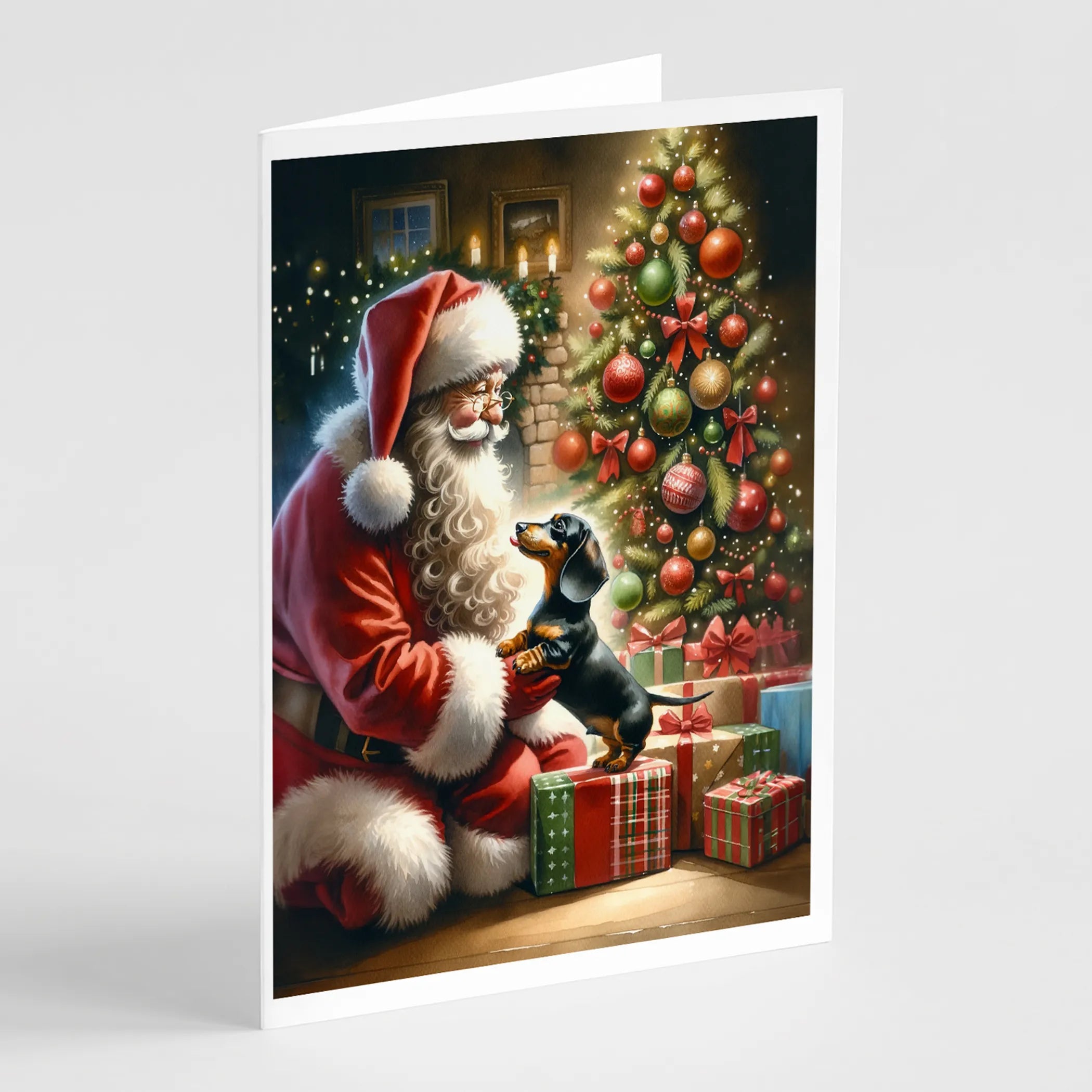 Moments with Santa Greeting Cards  - Size: 5X7 | Pack Of: 8 | Collection name: Moments with santa