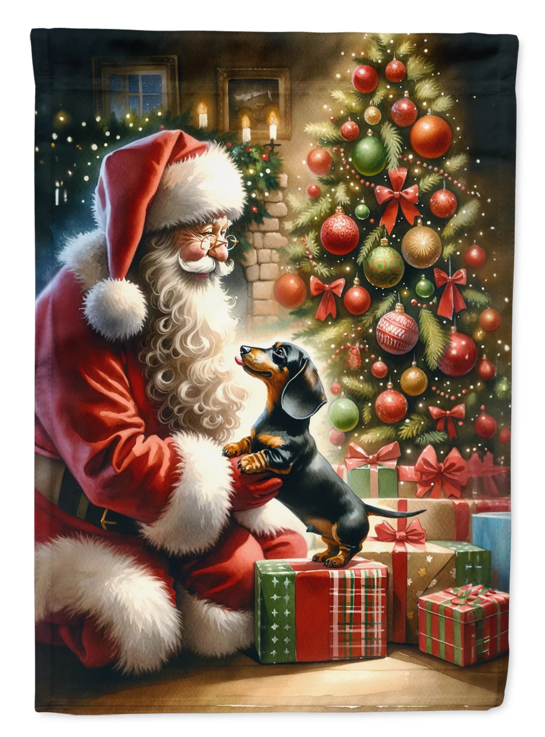 Moments with Santa Decorative Flag - Size: GARDEN SIZE | Pack Of: 1 | Collection name: Moments with santa