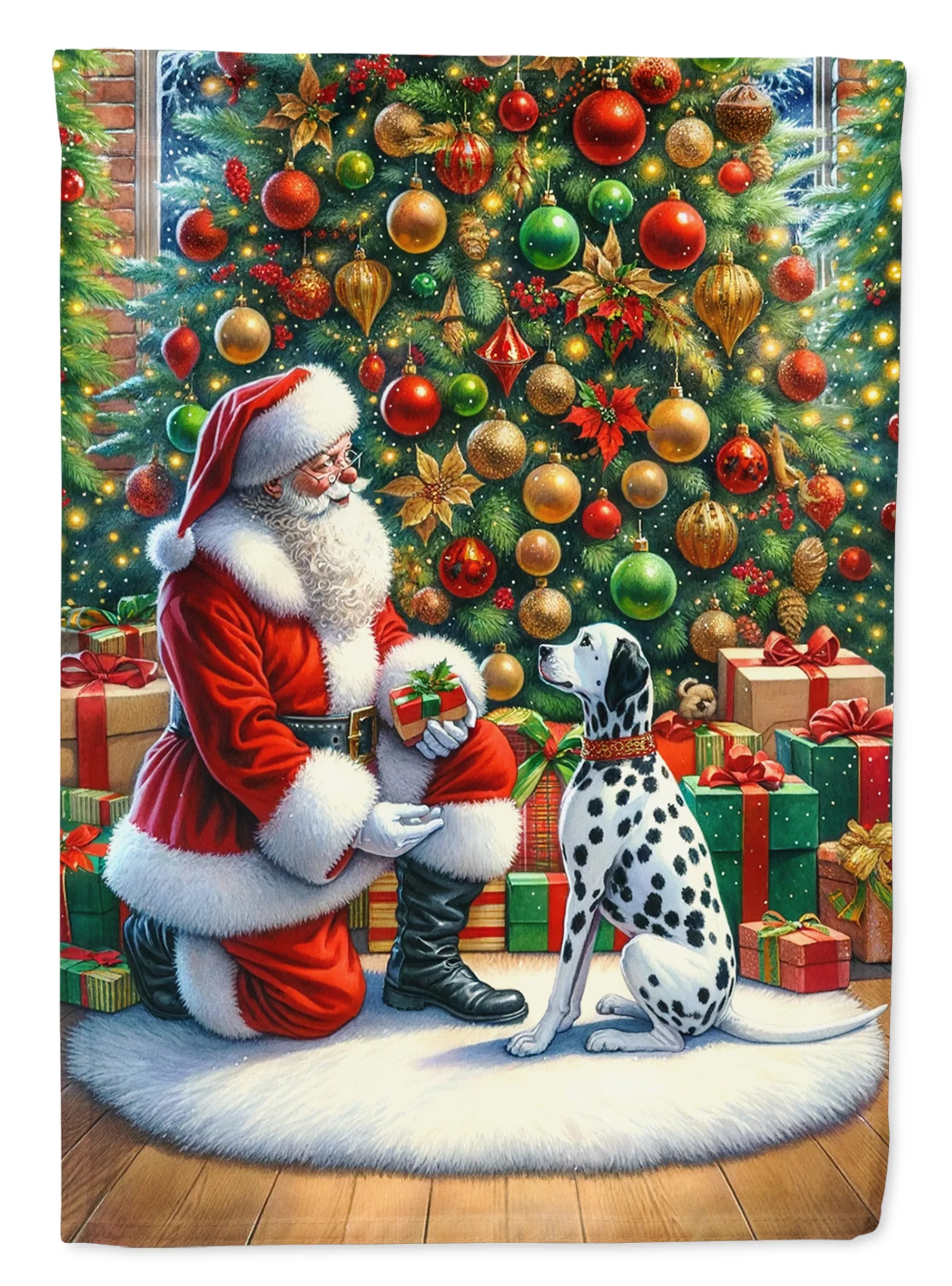 Moments with Santa Decorative Flag - Size: GARDEN SIZE | Pack Of: 1 | Collection name: Moments with santa