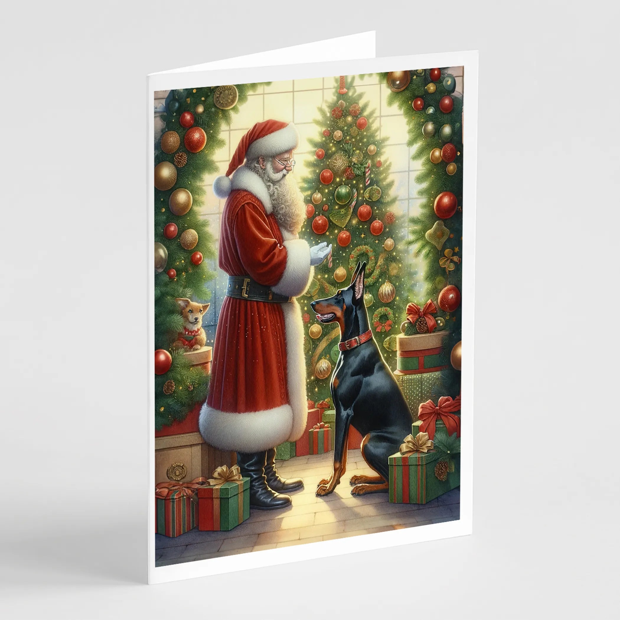 Moments with Santa Greeting Cards  - Size: 5X7 | Pack Of: 8 | Collection name: Moments with santa