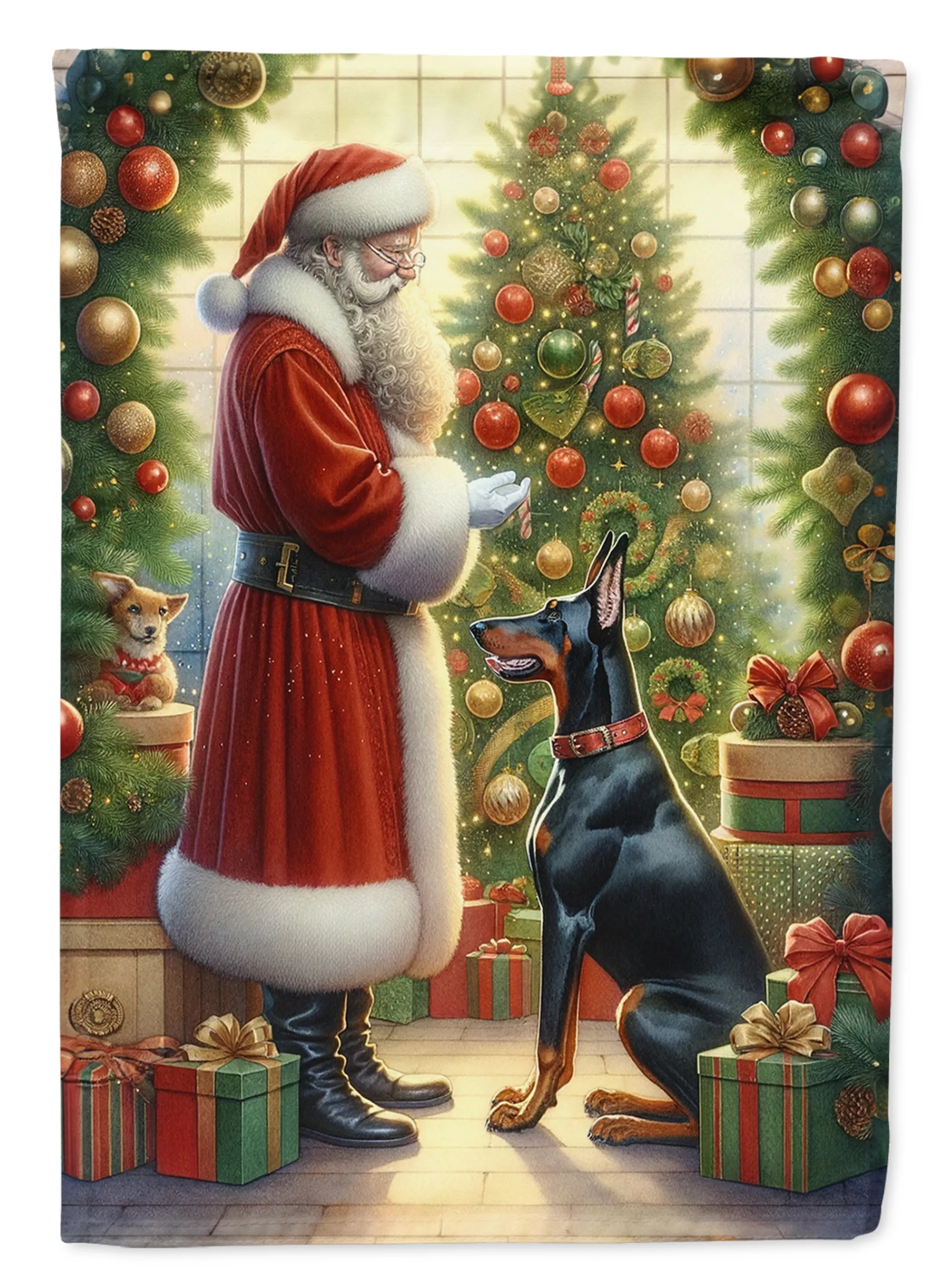Moments with Santa Decorative Flag - Size: GARDEN SIZE | Pack Of: 1 | Collection name: Moments with santa