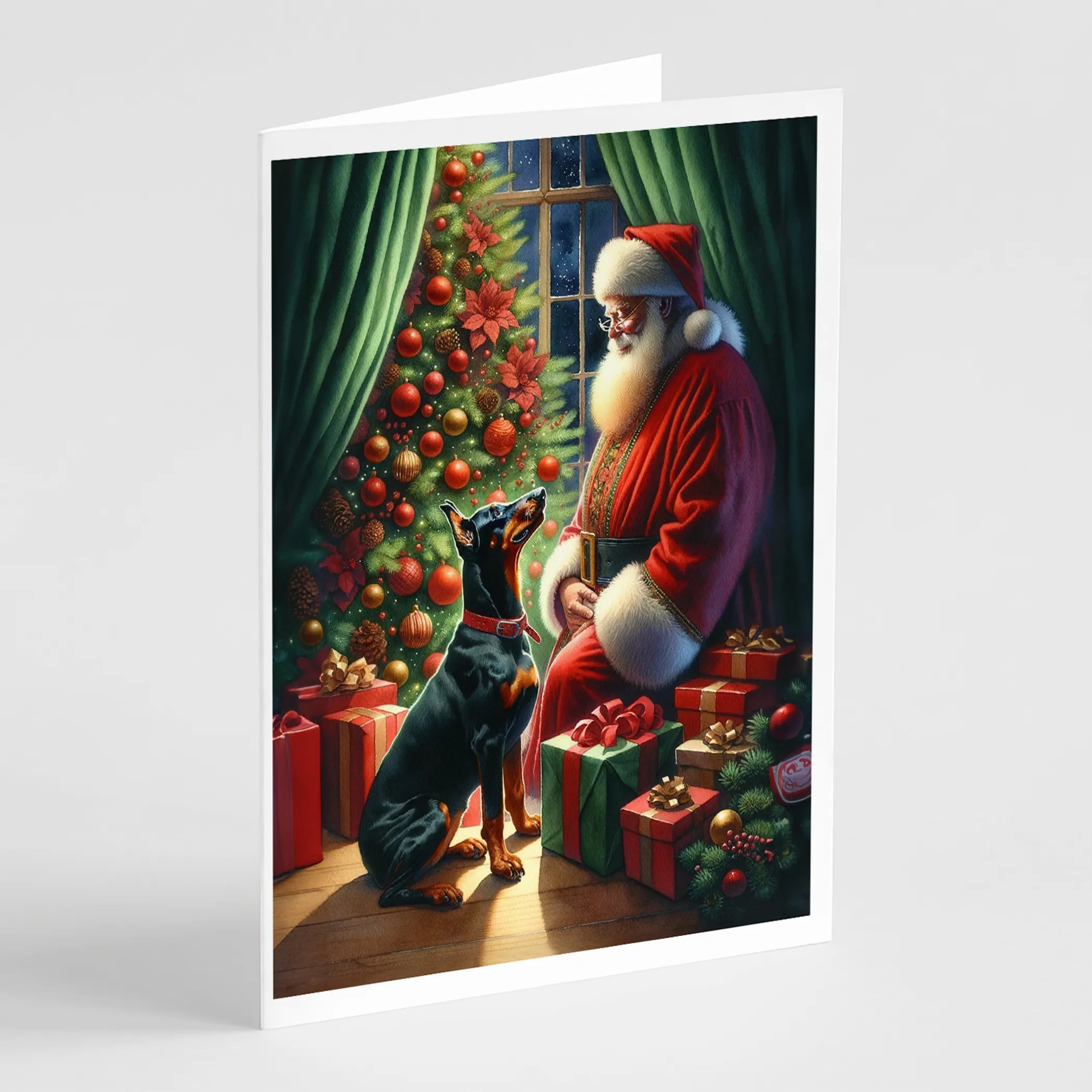 Moments with Santa Greeting Cards  - Size: 5X7 | Pack Of: 8 | Collection name: Moments with santa