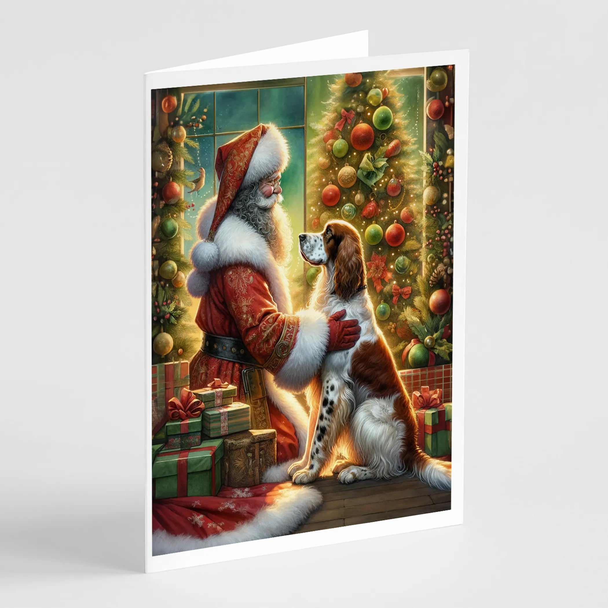 Moments with Santa Greeting Cards  - Size: 5X7 | Pack Of: 8 | Collection name: Moments with santa