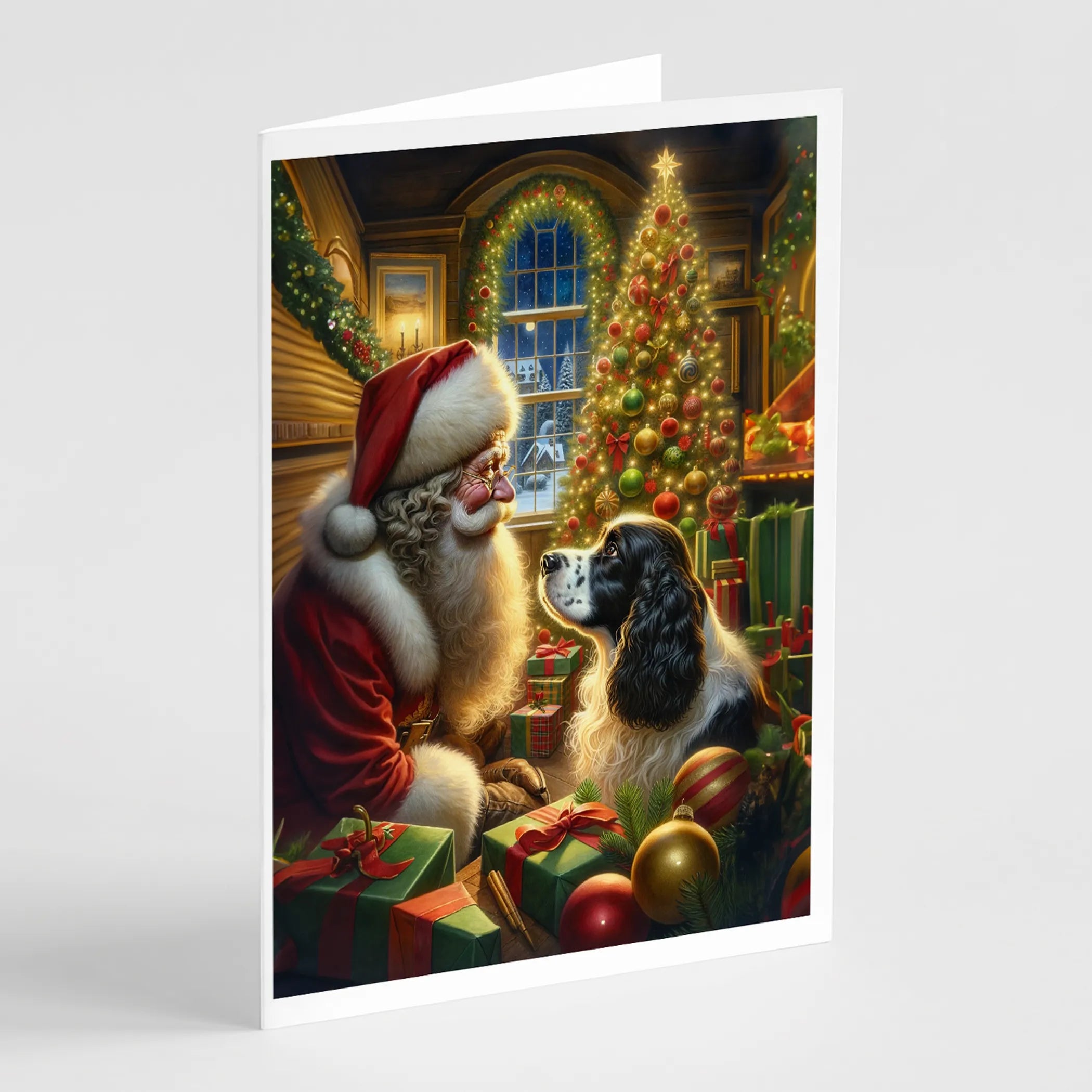 Moments with Santa Greeting Cards  - Size: 5X7 | Pack Of: 8 | Collection name: Moments with santa