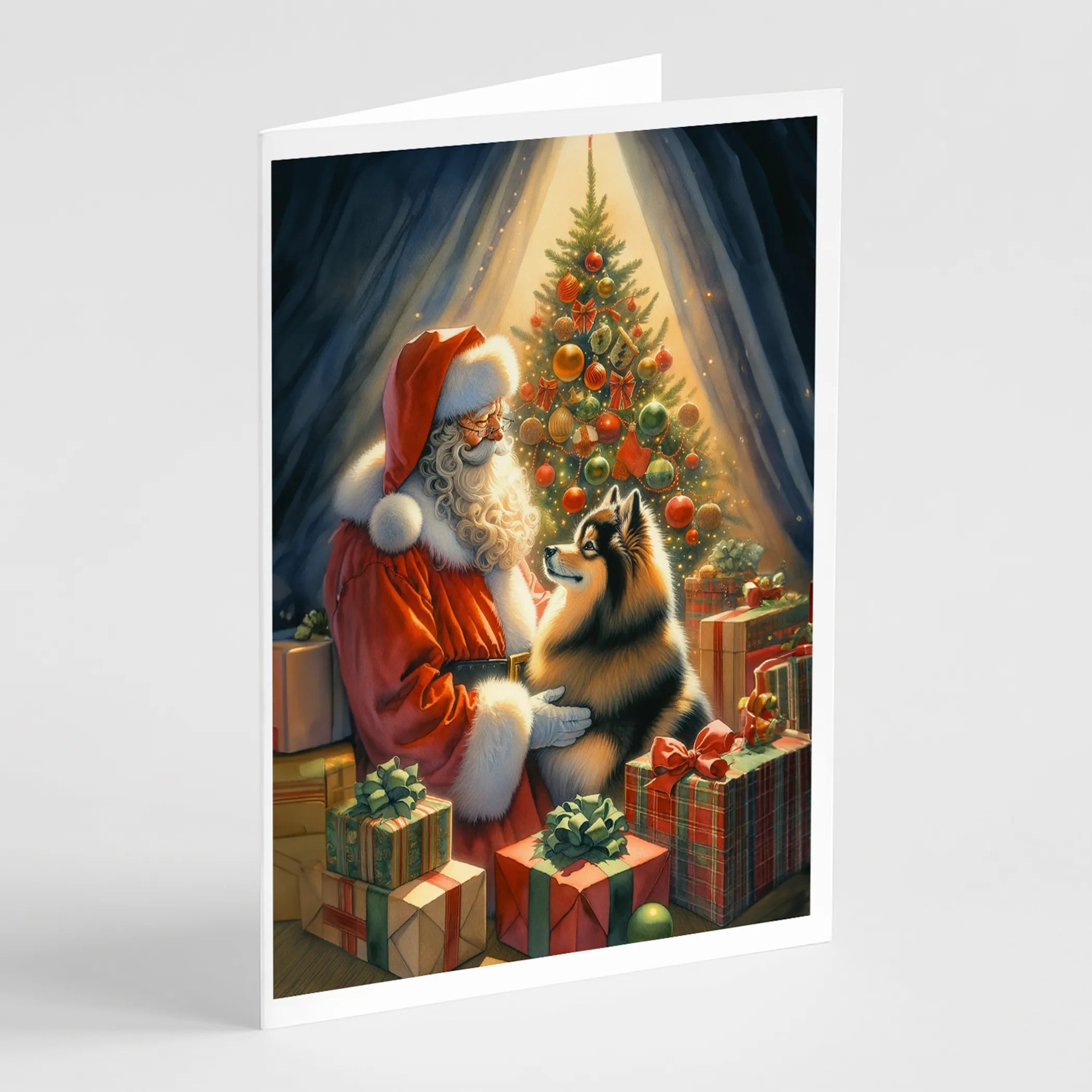 Moments with Santa Greeting Cards  - Size: 5X7 | Pack Of: 8 | Collection name: Moments with santa